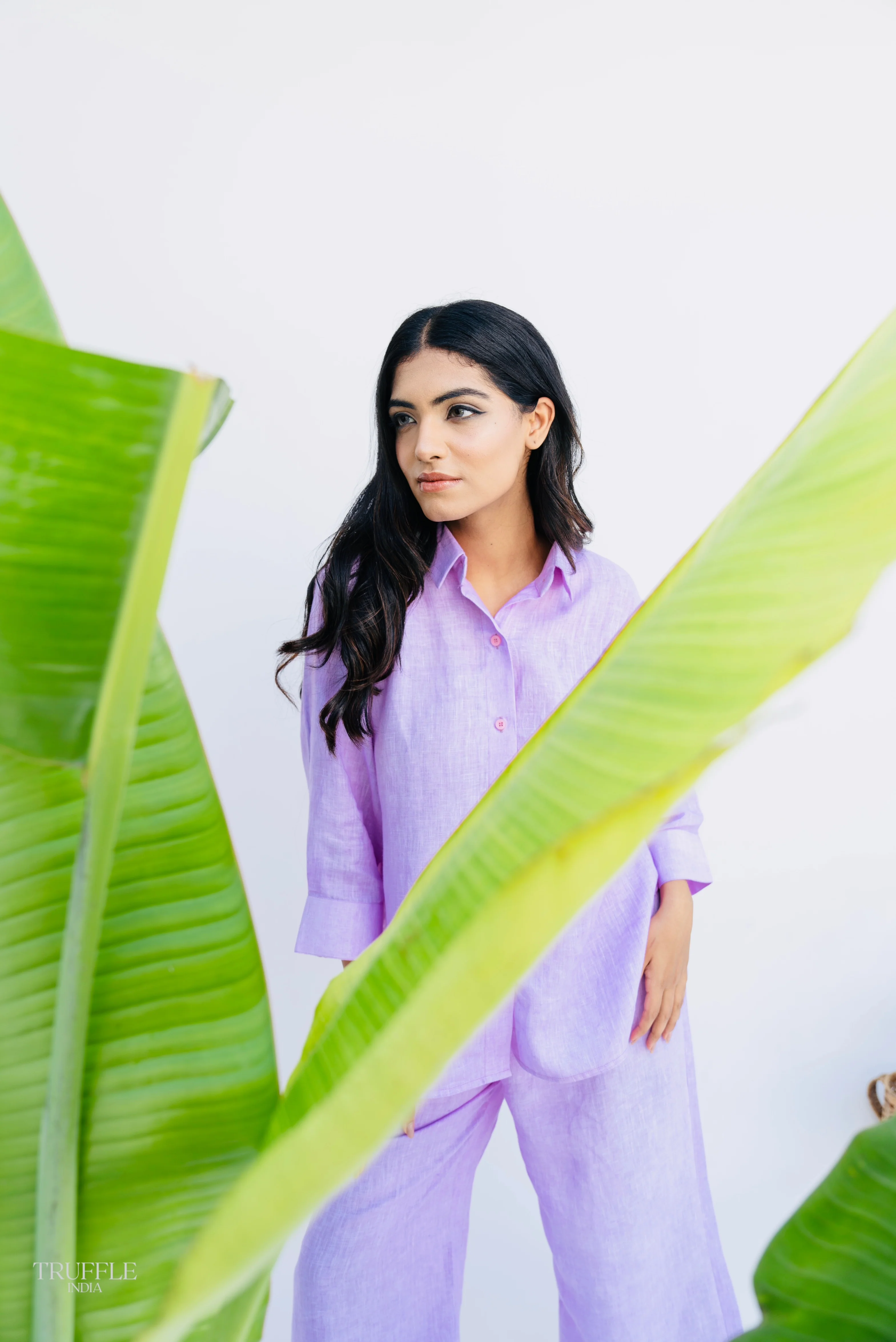 BLACK CURRANT LINEN CO-ORD - Image 3