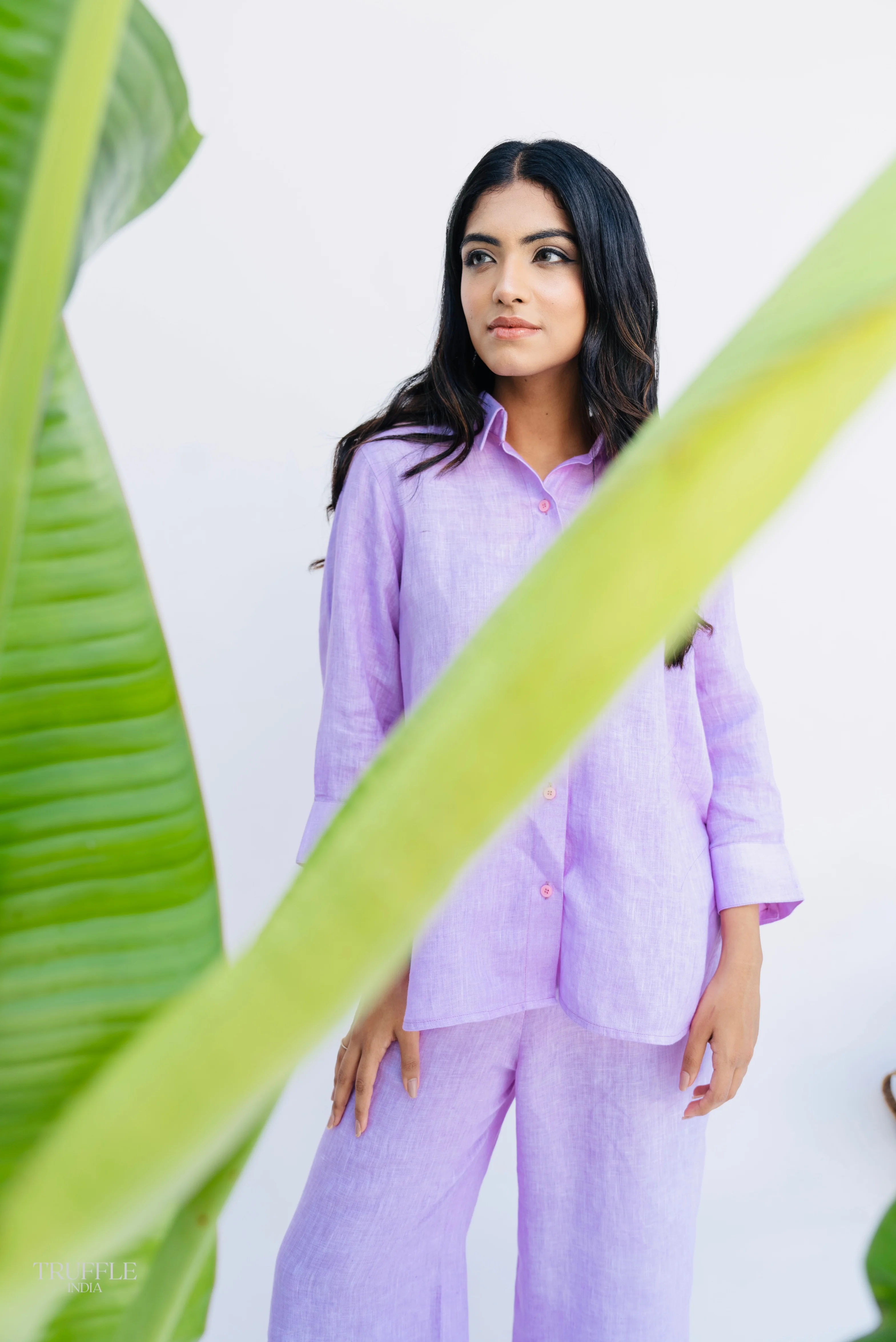 BLACK CURRANT LINEN CO-ORD - Image 4