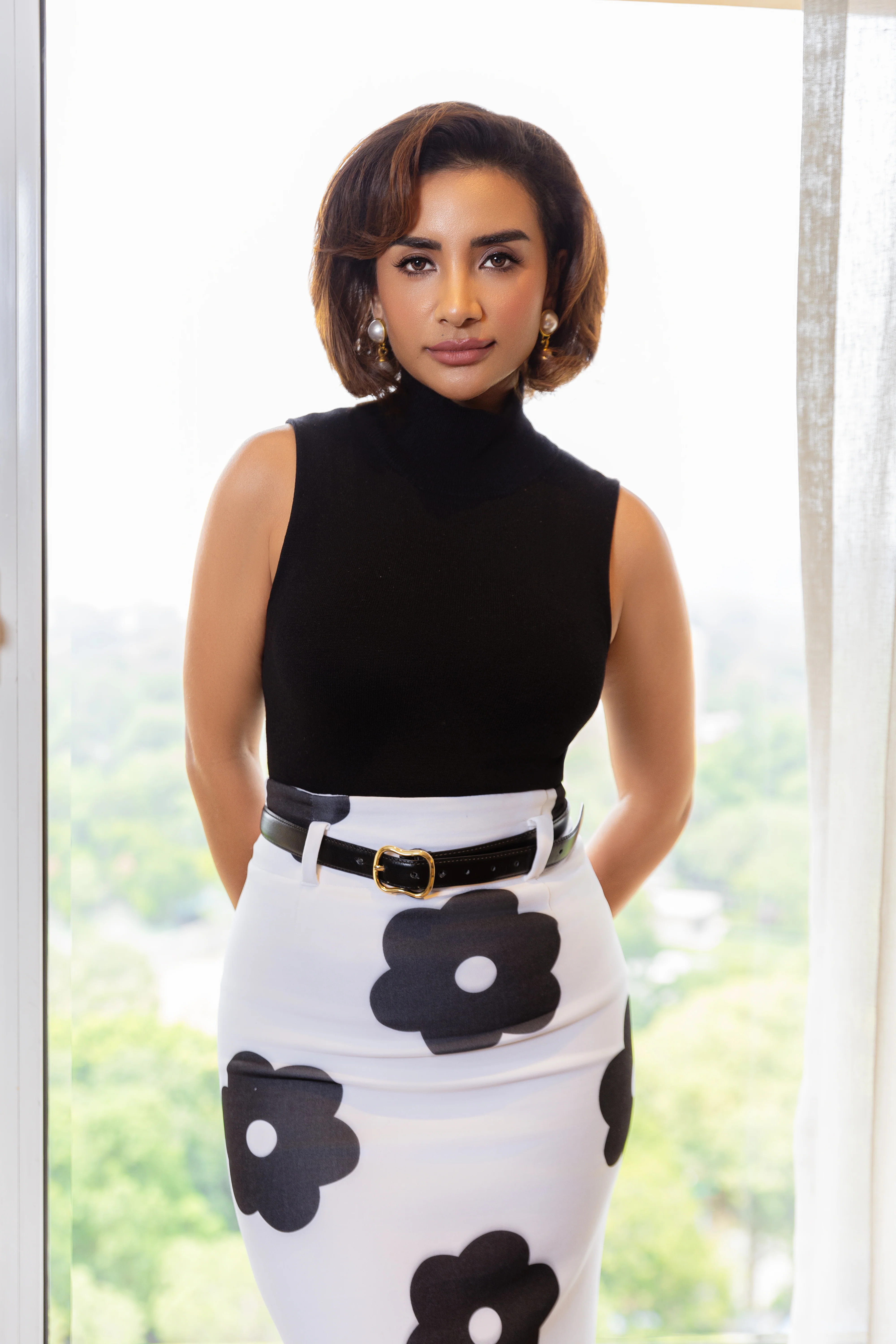 BLACK DAISY DRESS - Image 6