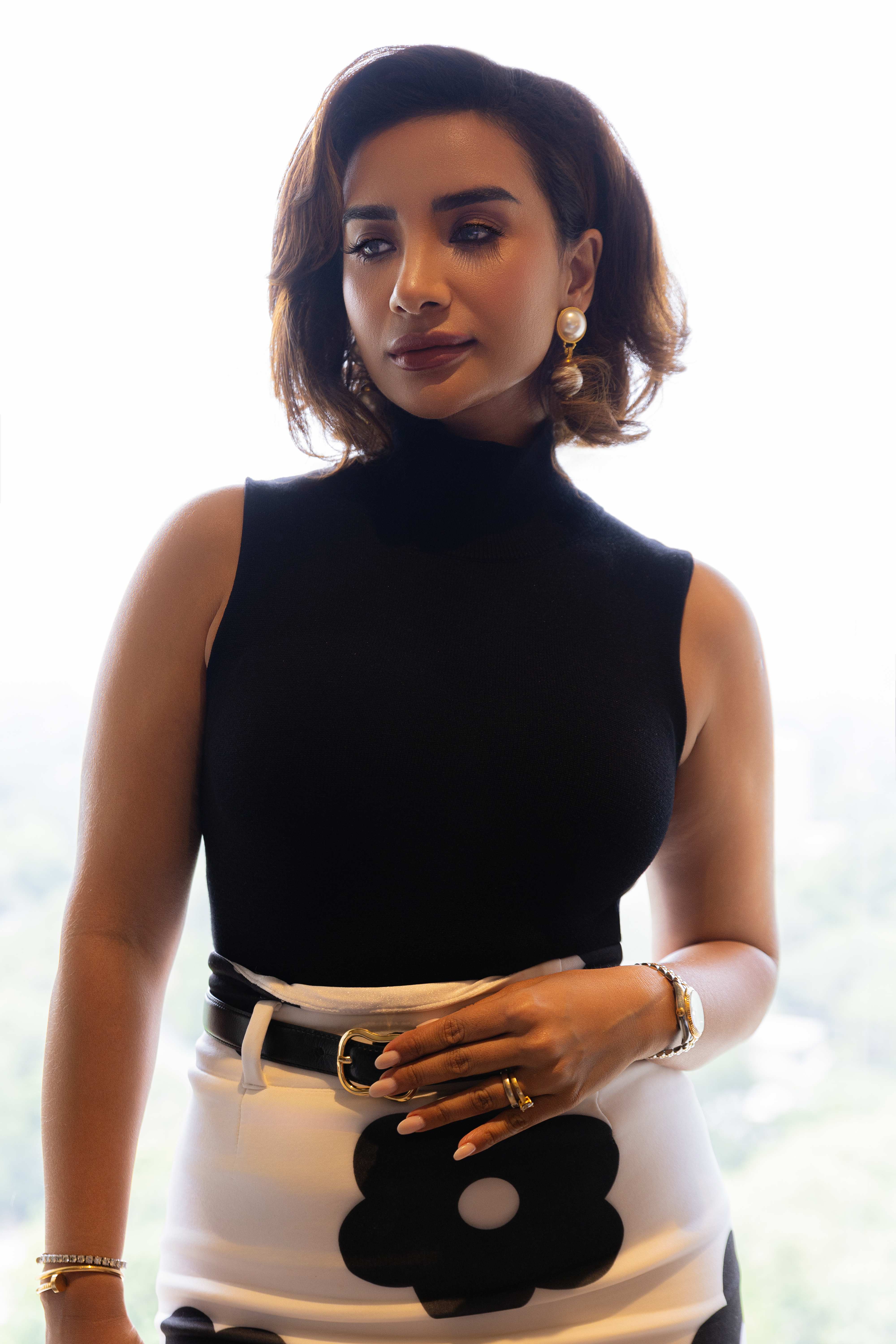 BLACK DAISY DRESS - Image 7