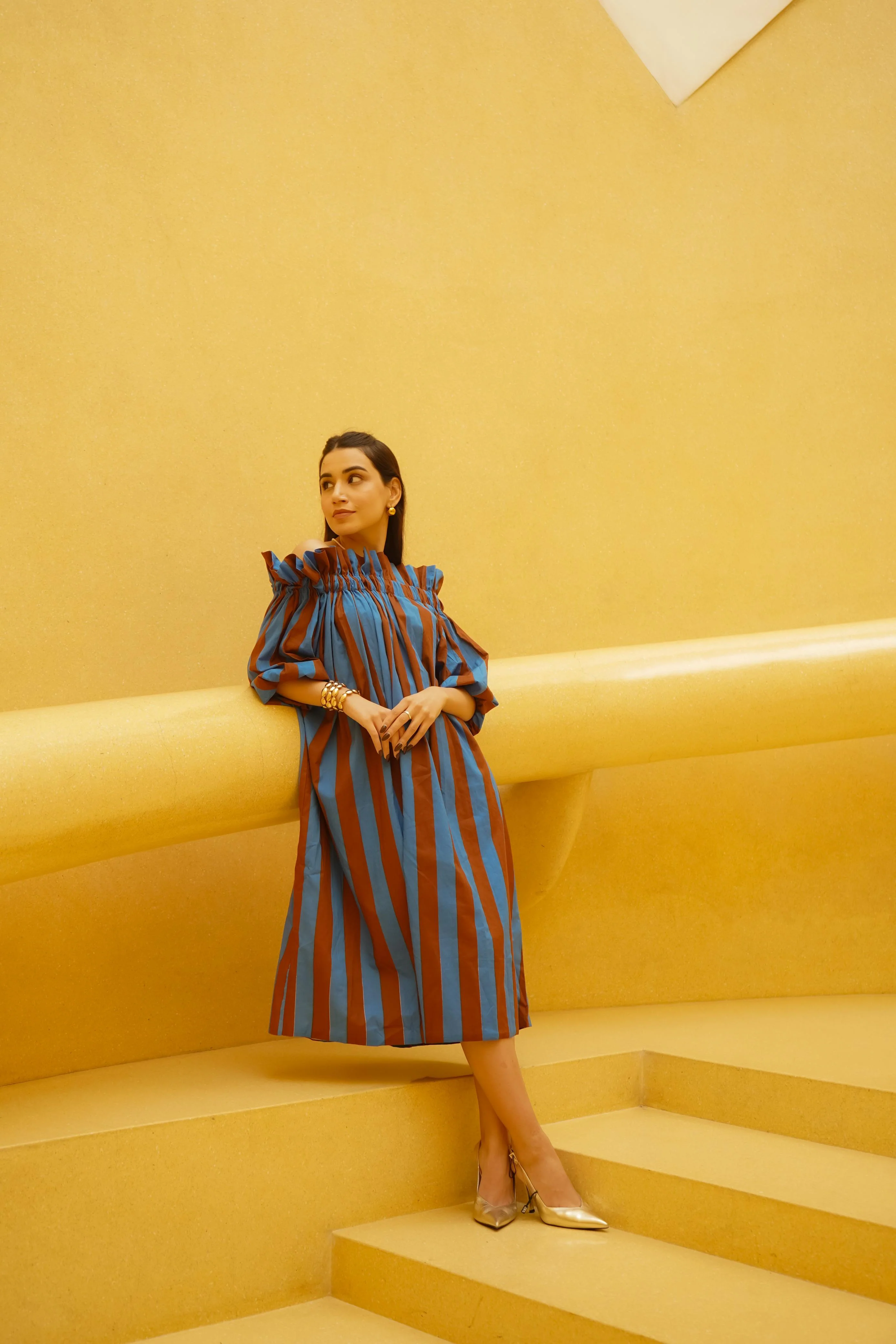 BLOCK STRIPE DRESS - Image 2