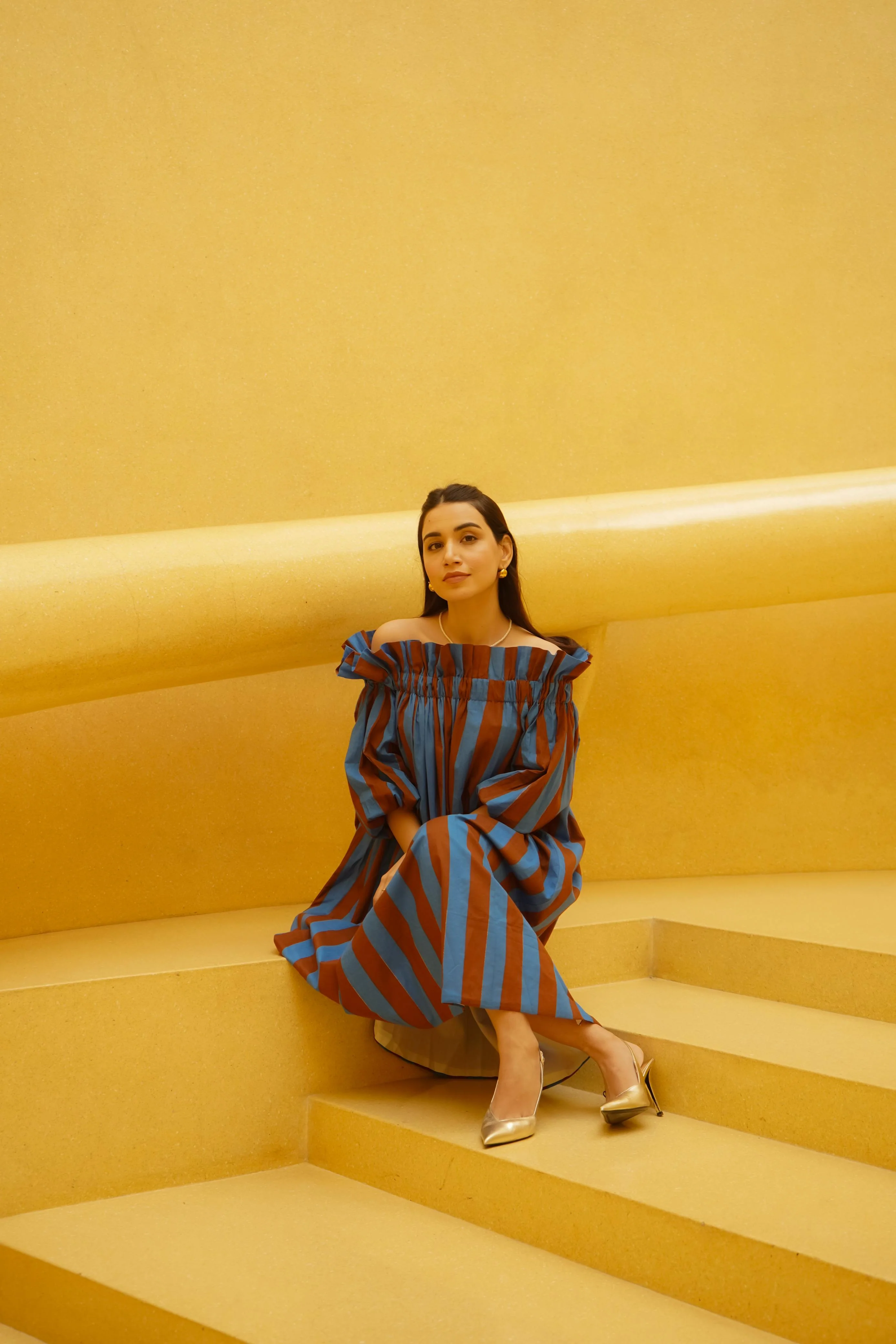 BLOCK STRIPE DRESS - Image 5