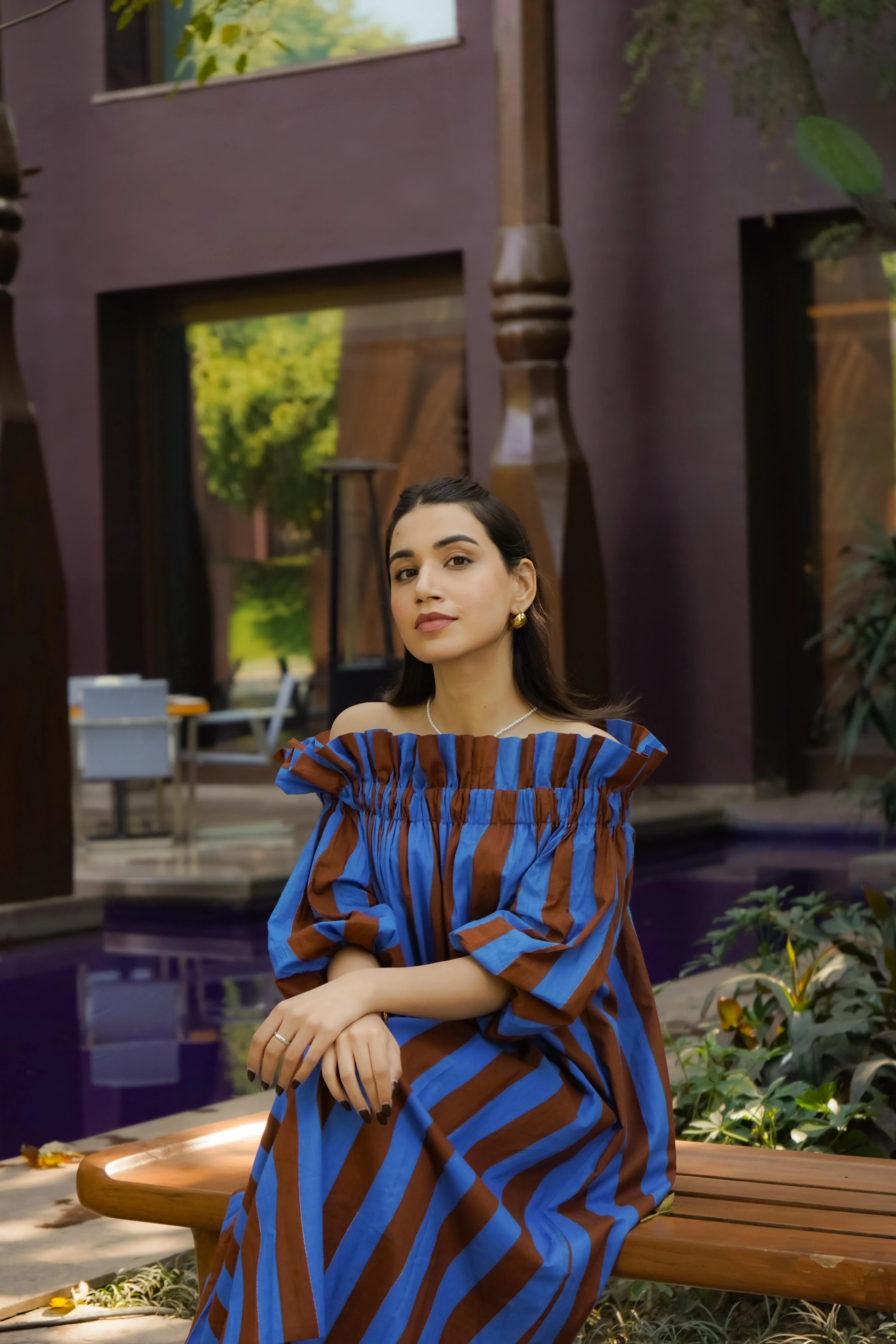 BLOCK STRIPE DRESS - Image 6