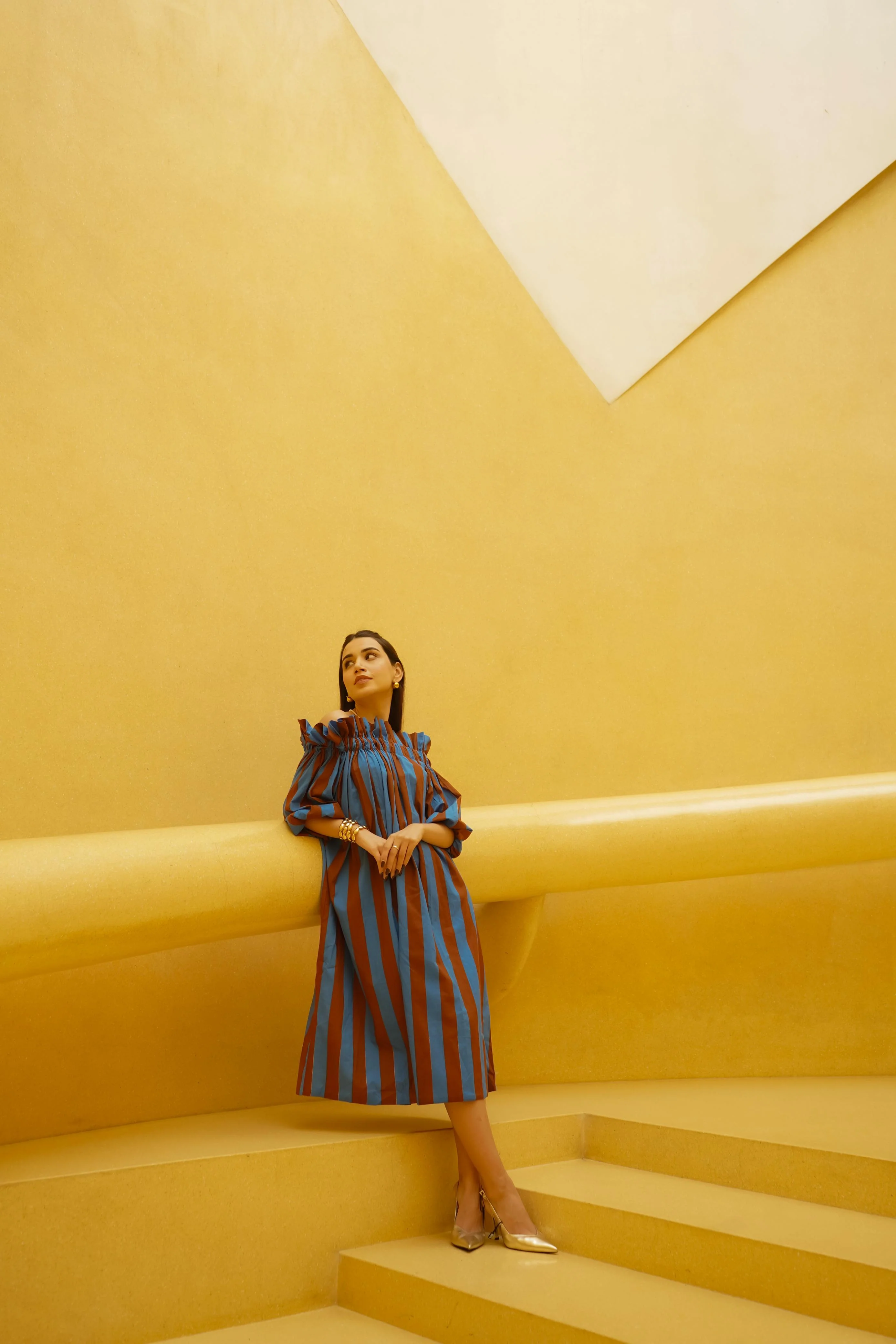 BLOCK STRIPE DRESS - Image 8