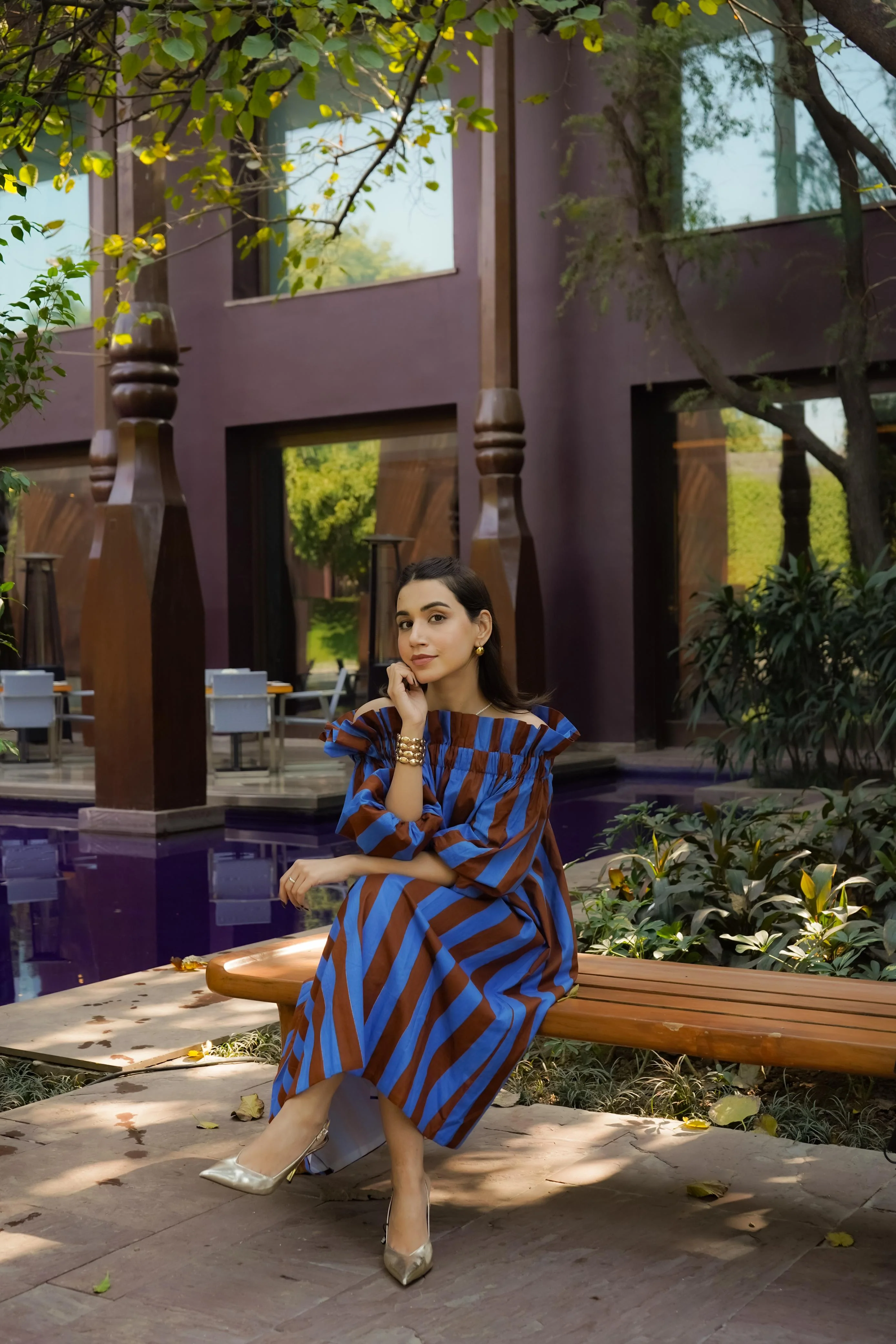 BLOCK STRIPE DRESS - Image 9