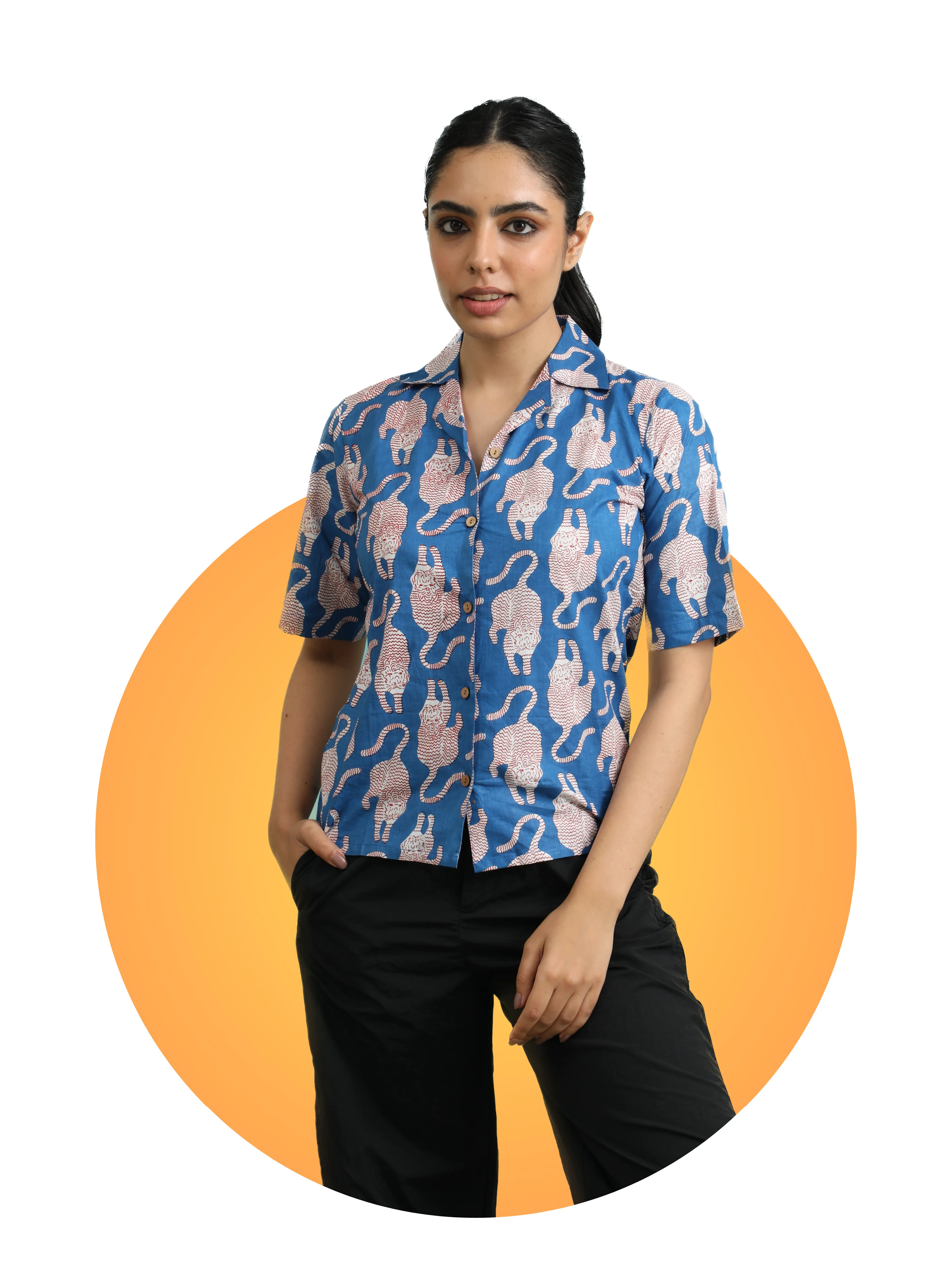 BLUE EMPRESS SHIRT - Image 3
