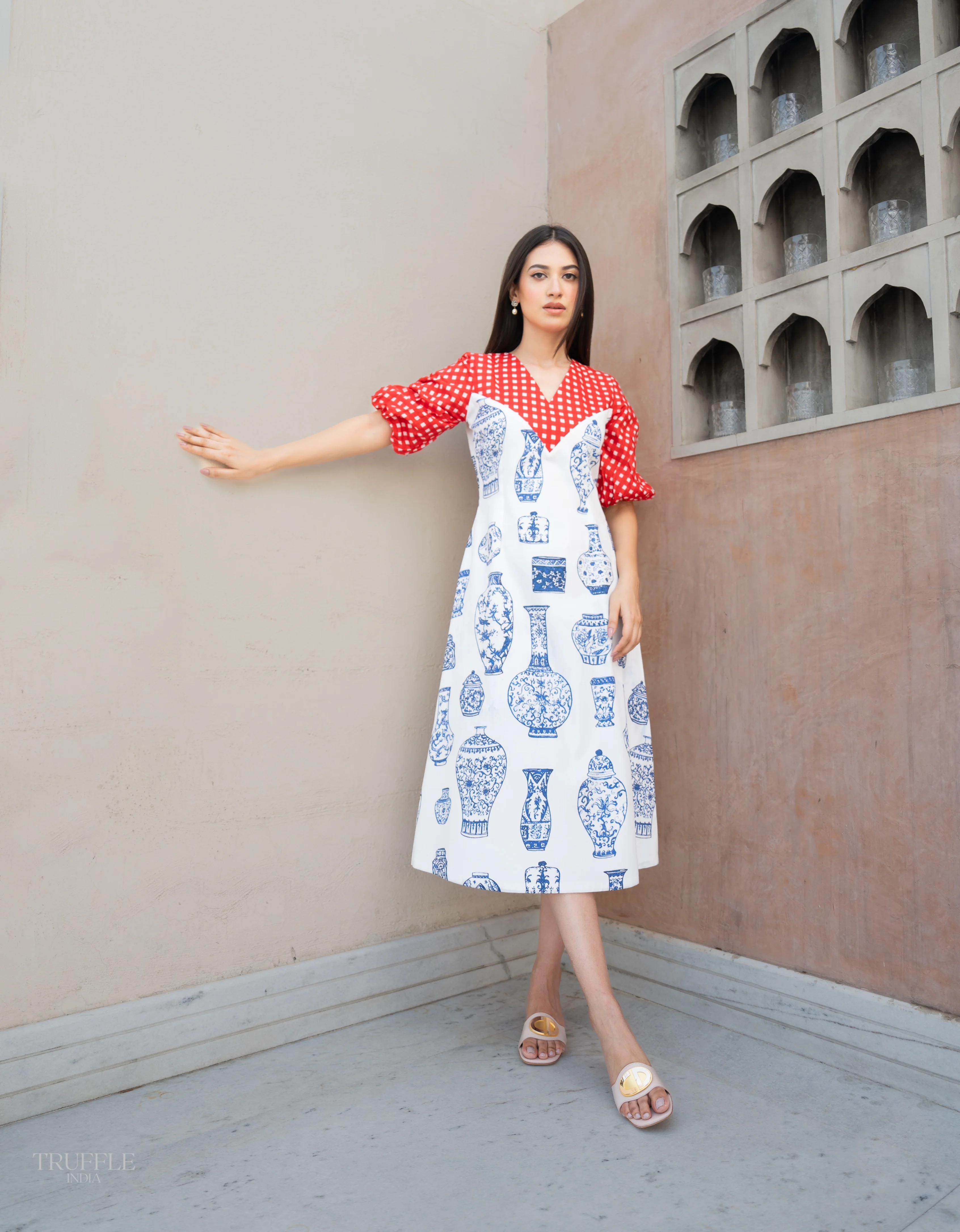 Blue Pottery Dress - Image 2