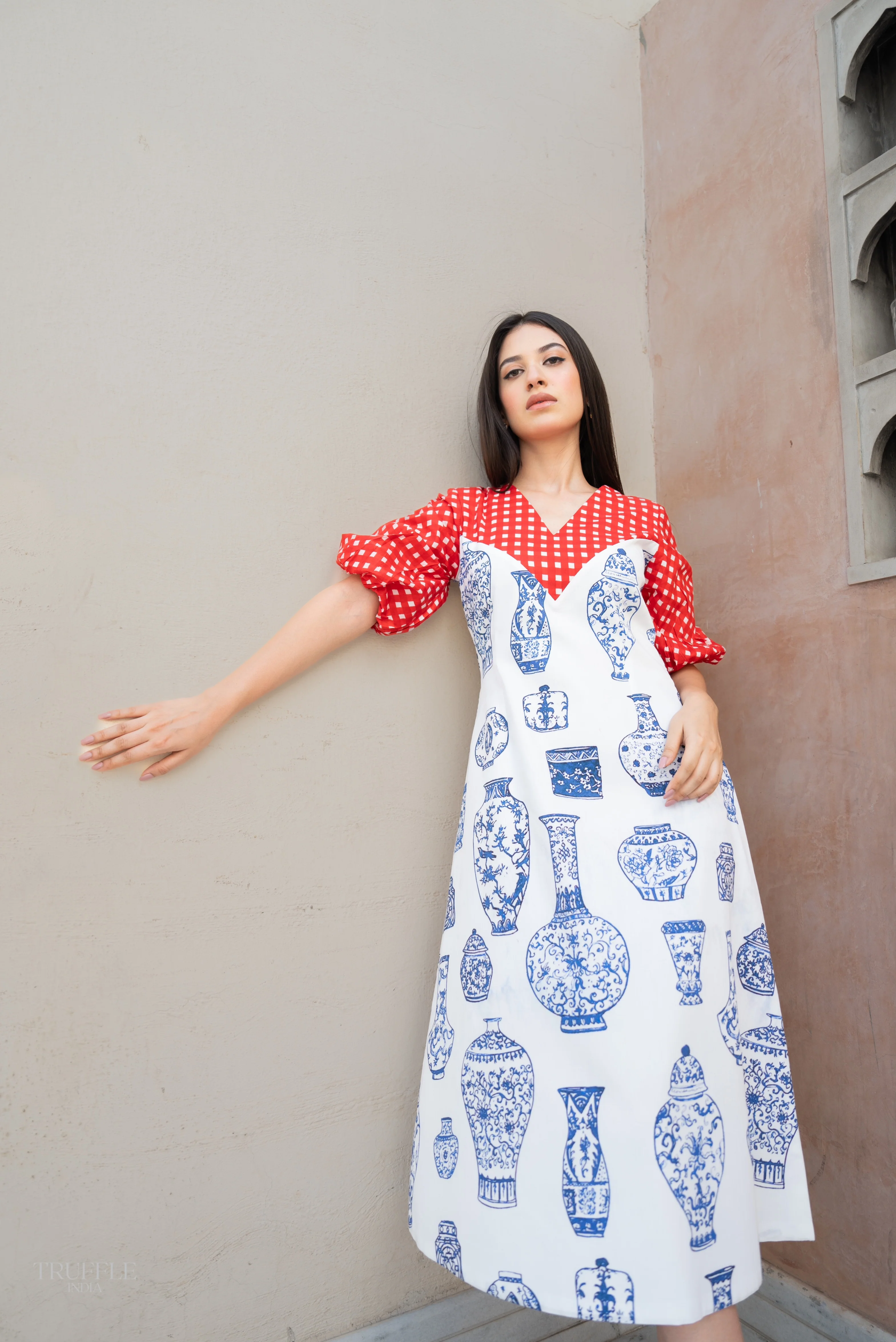 Blue Pottery Dress - Image 8
