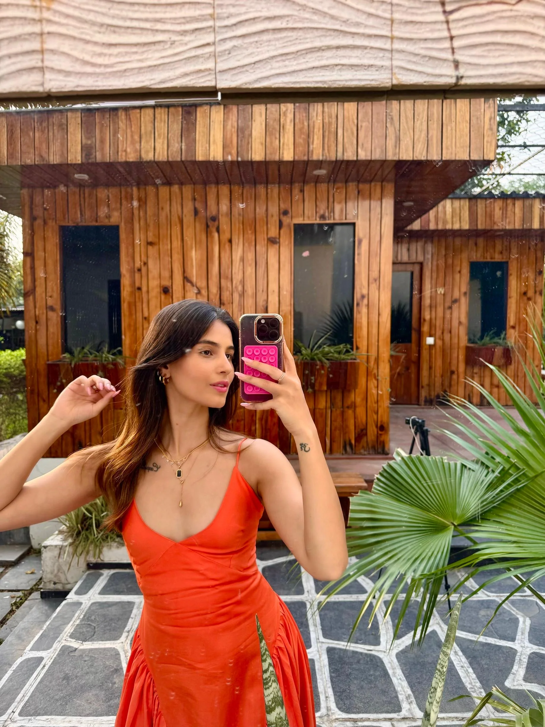 BURNT ORANGE DRESS - Image 2
