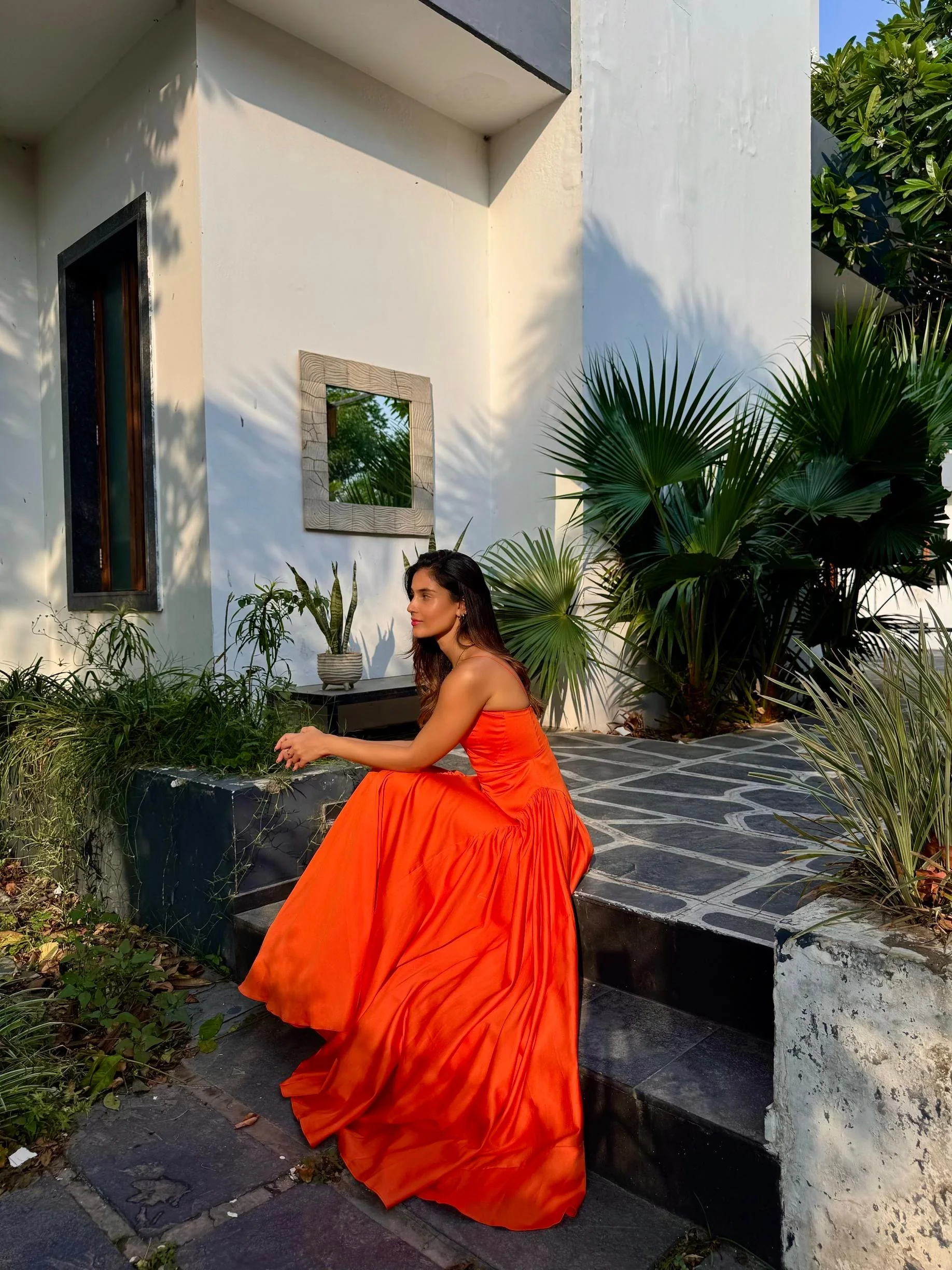BURNT ORANGE DRESS - Image 3