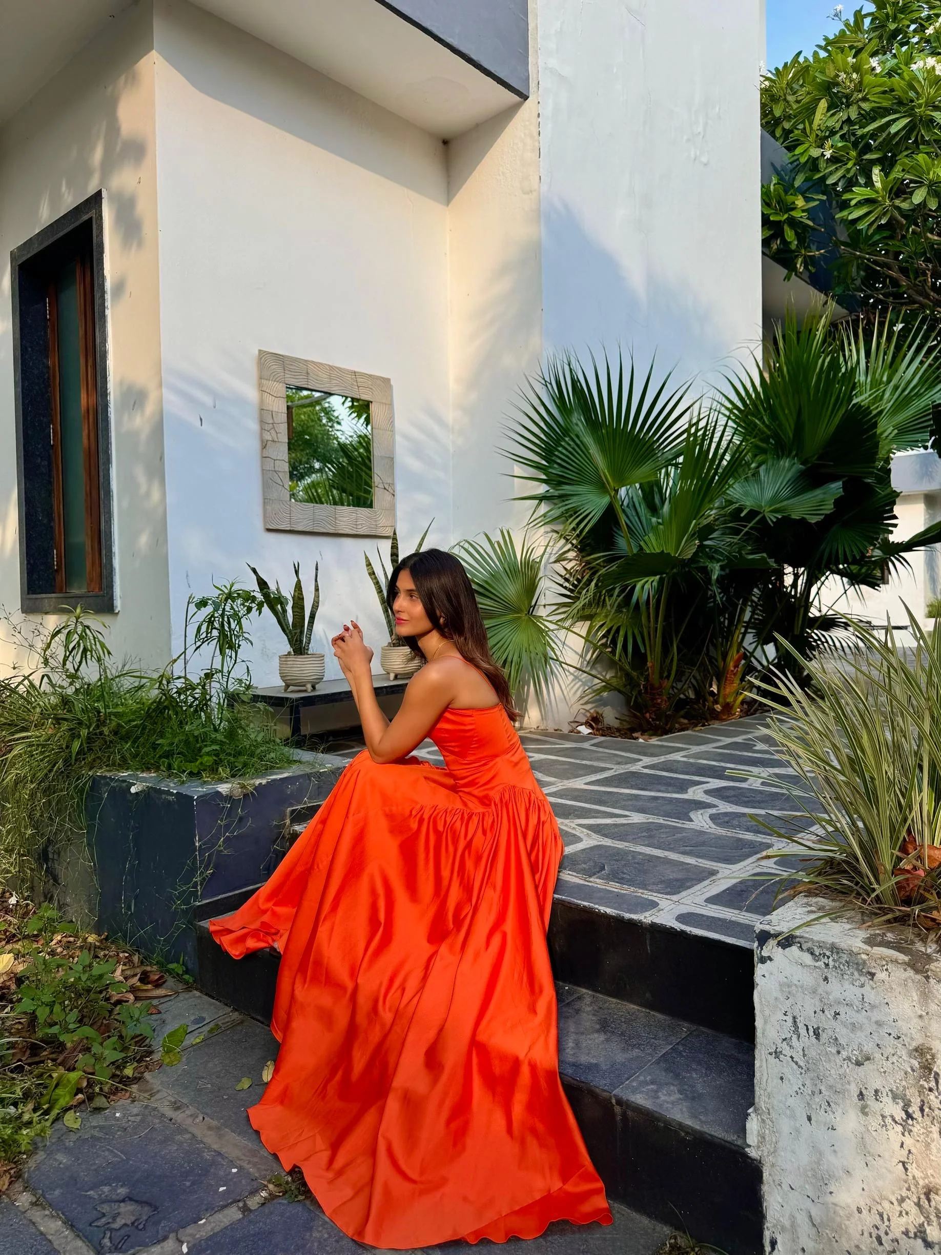 BURNT ORANGE DRESS - Image 5