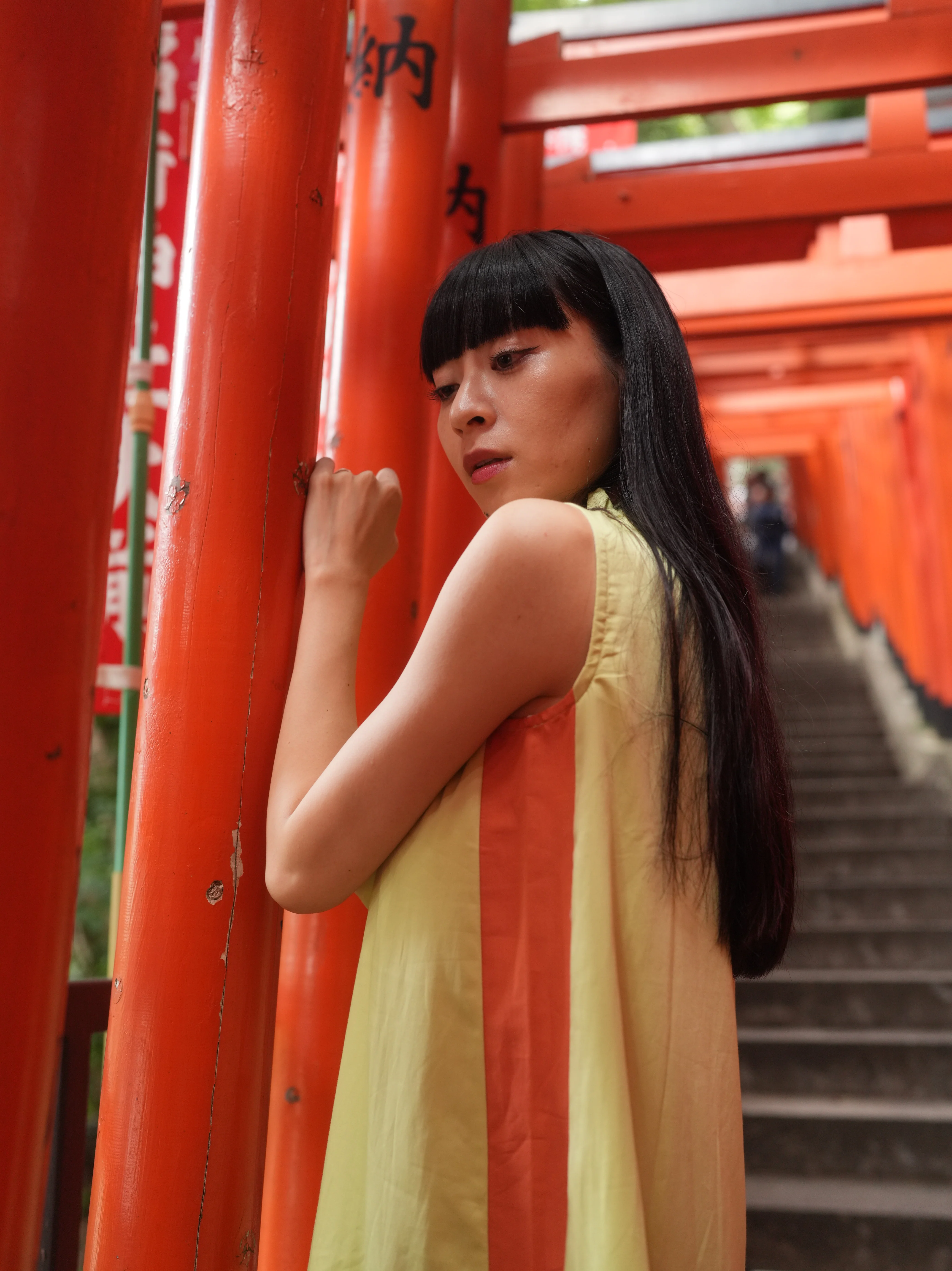 GREEN BOW DRESS - Image 14