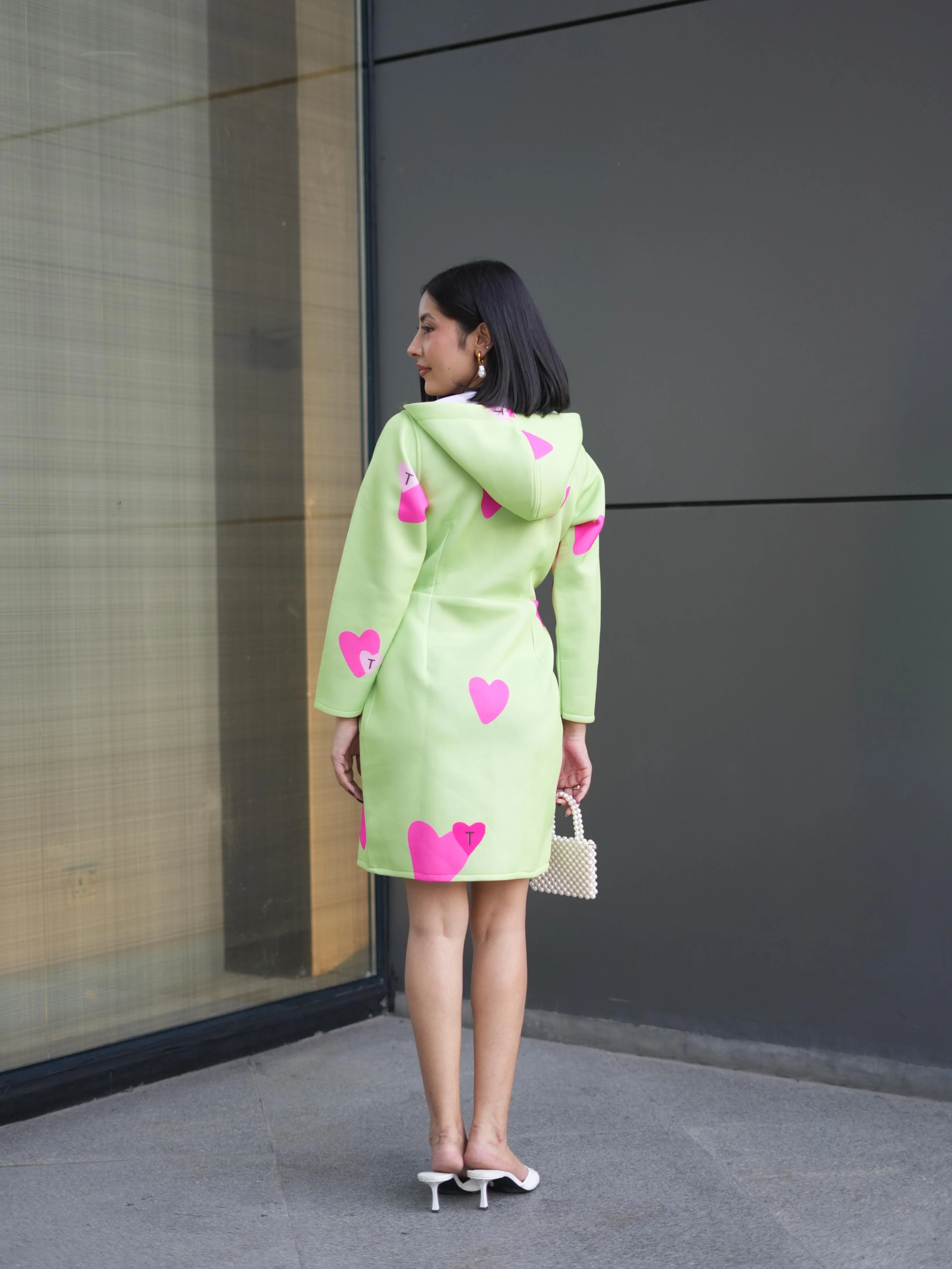 HEART POP HOODIE DRESS - Image 10