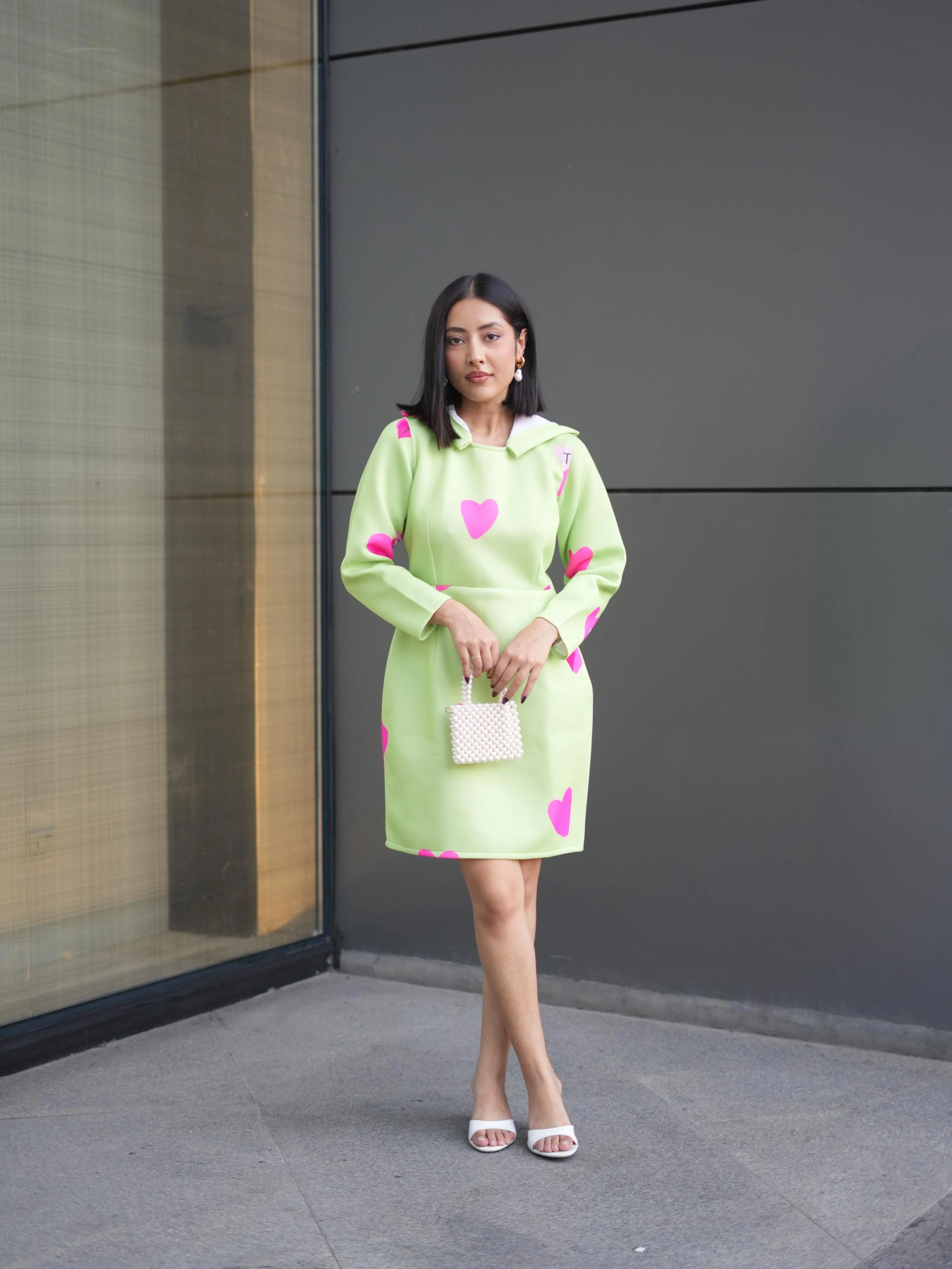 HEART POP HOODIE DRESS - Image 13