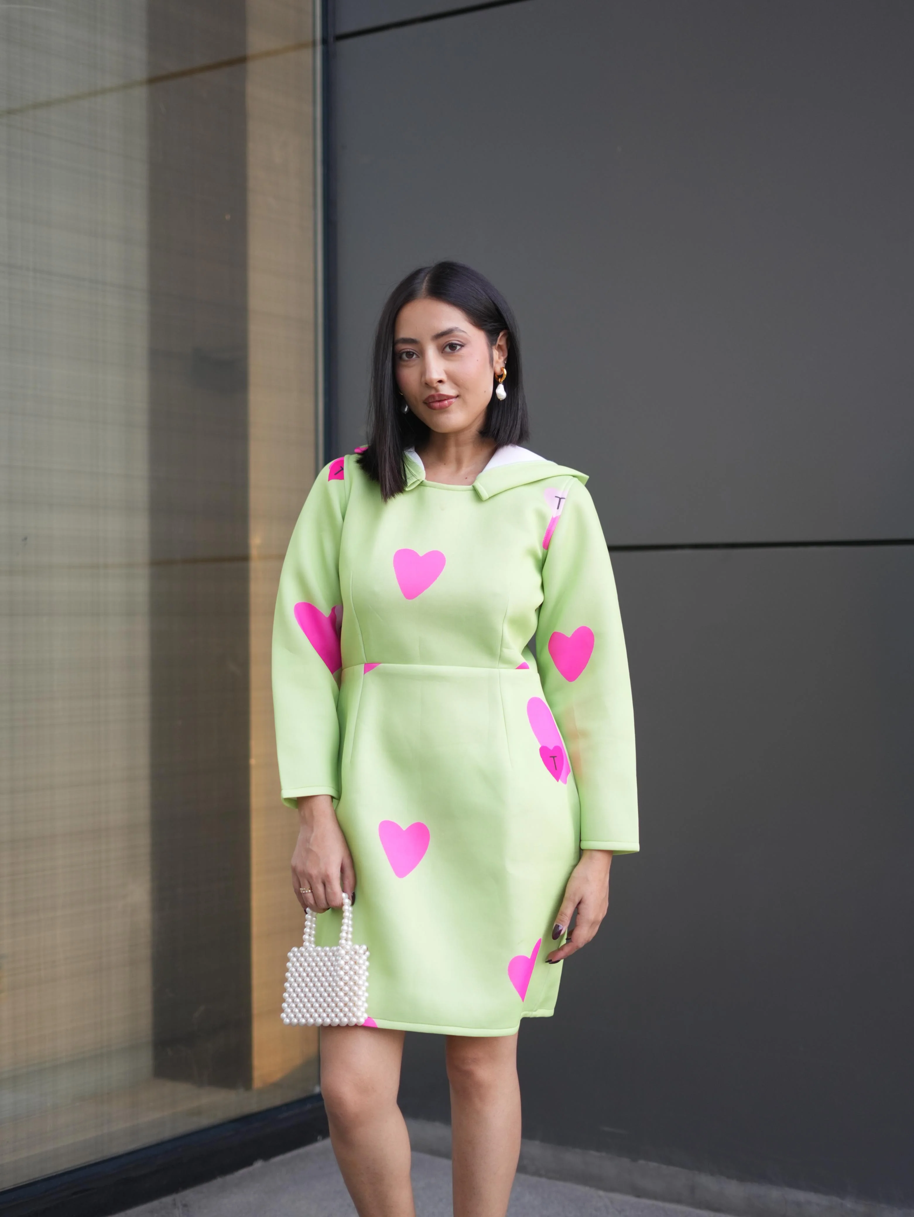 HEART POP HOODIE DRESS - Image 7