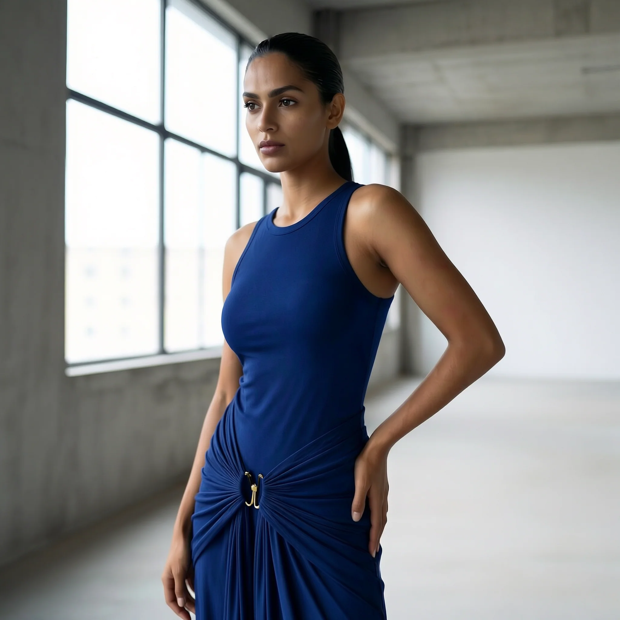 MAISON COBALT DRESS - Image 4
