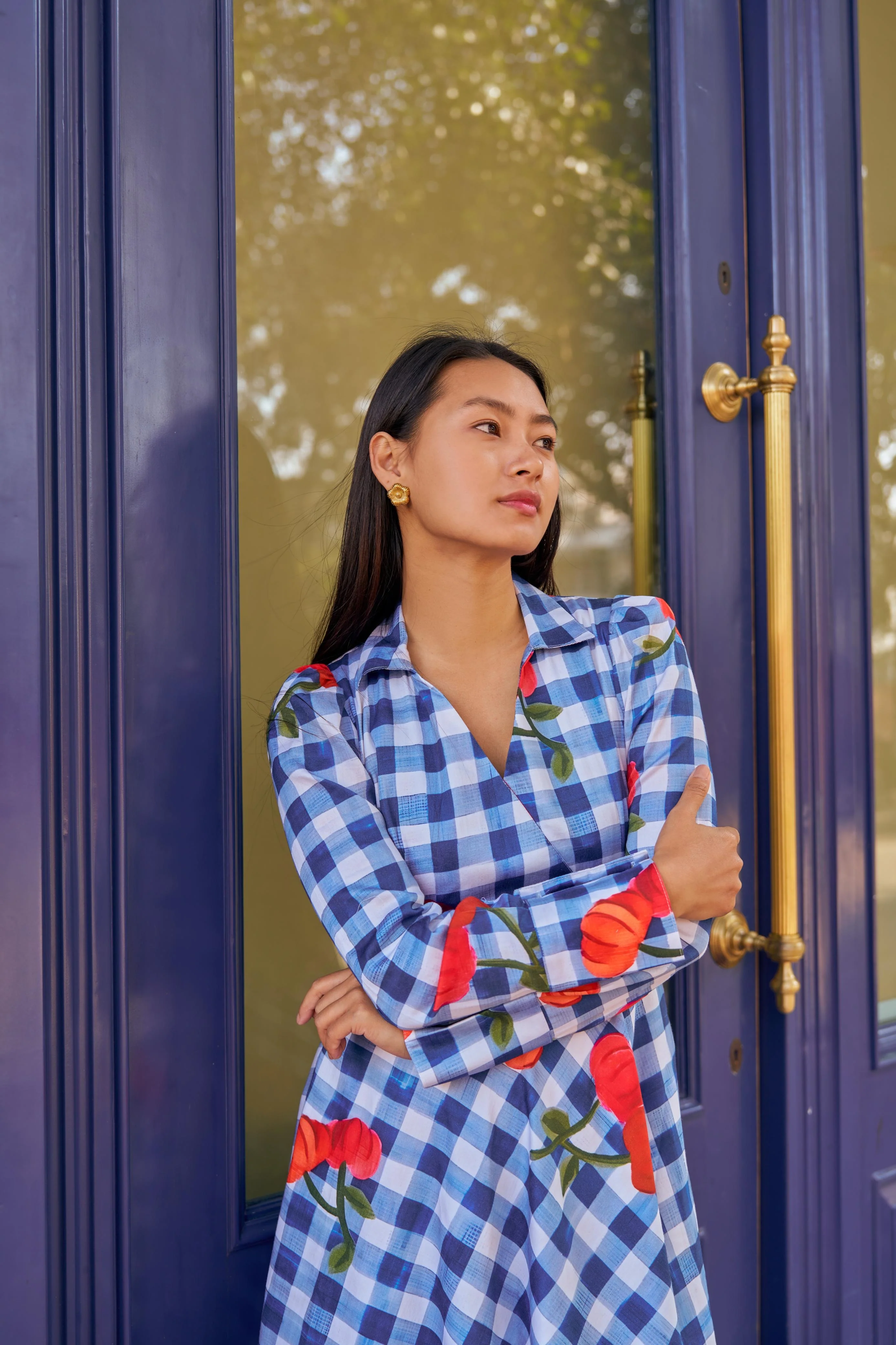 MEADOW CHECK DRESS - Image 2