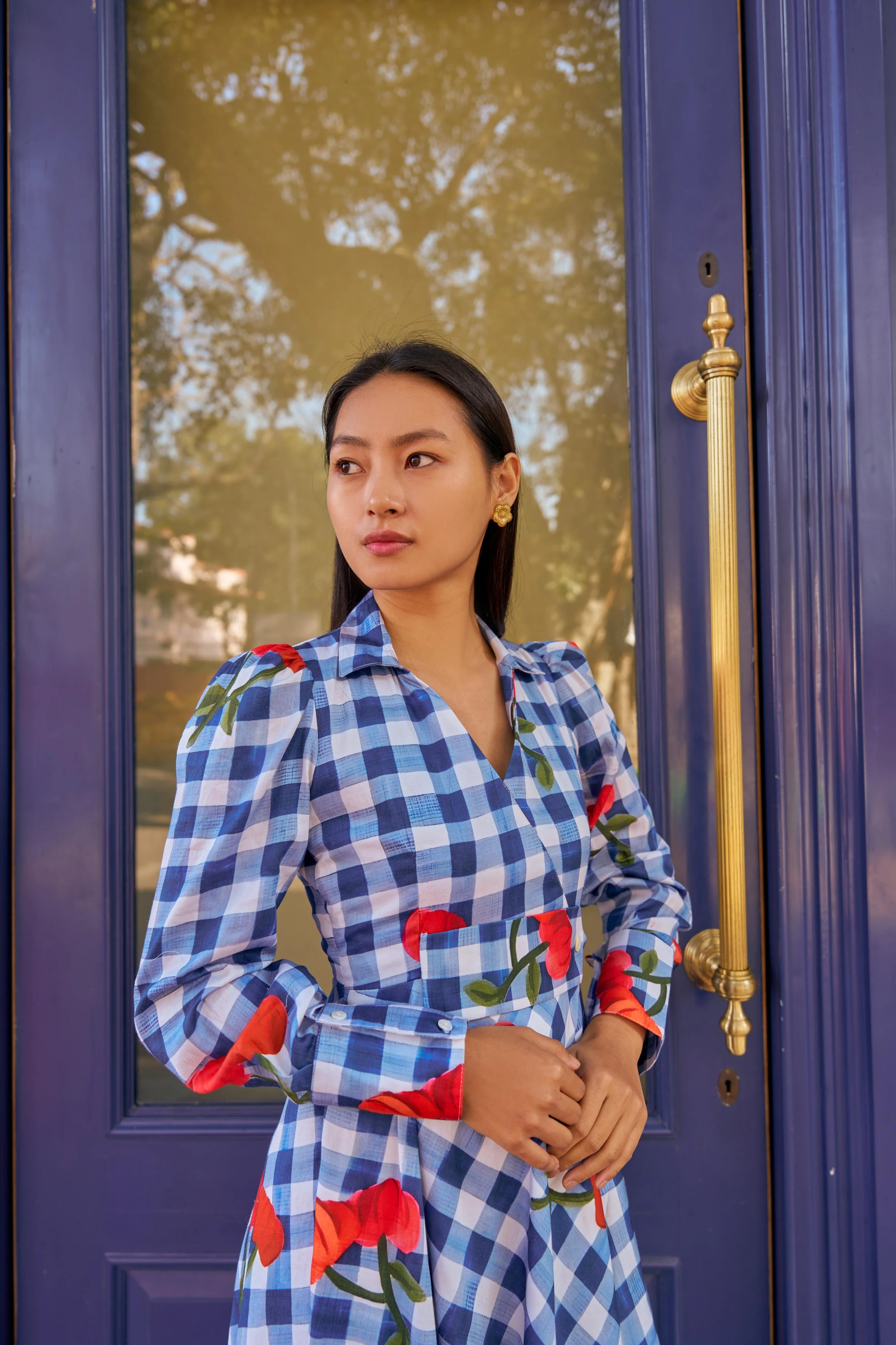 MEADOW CHECK DRESS - Image 3