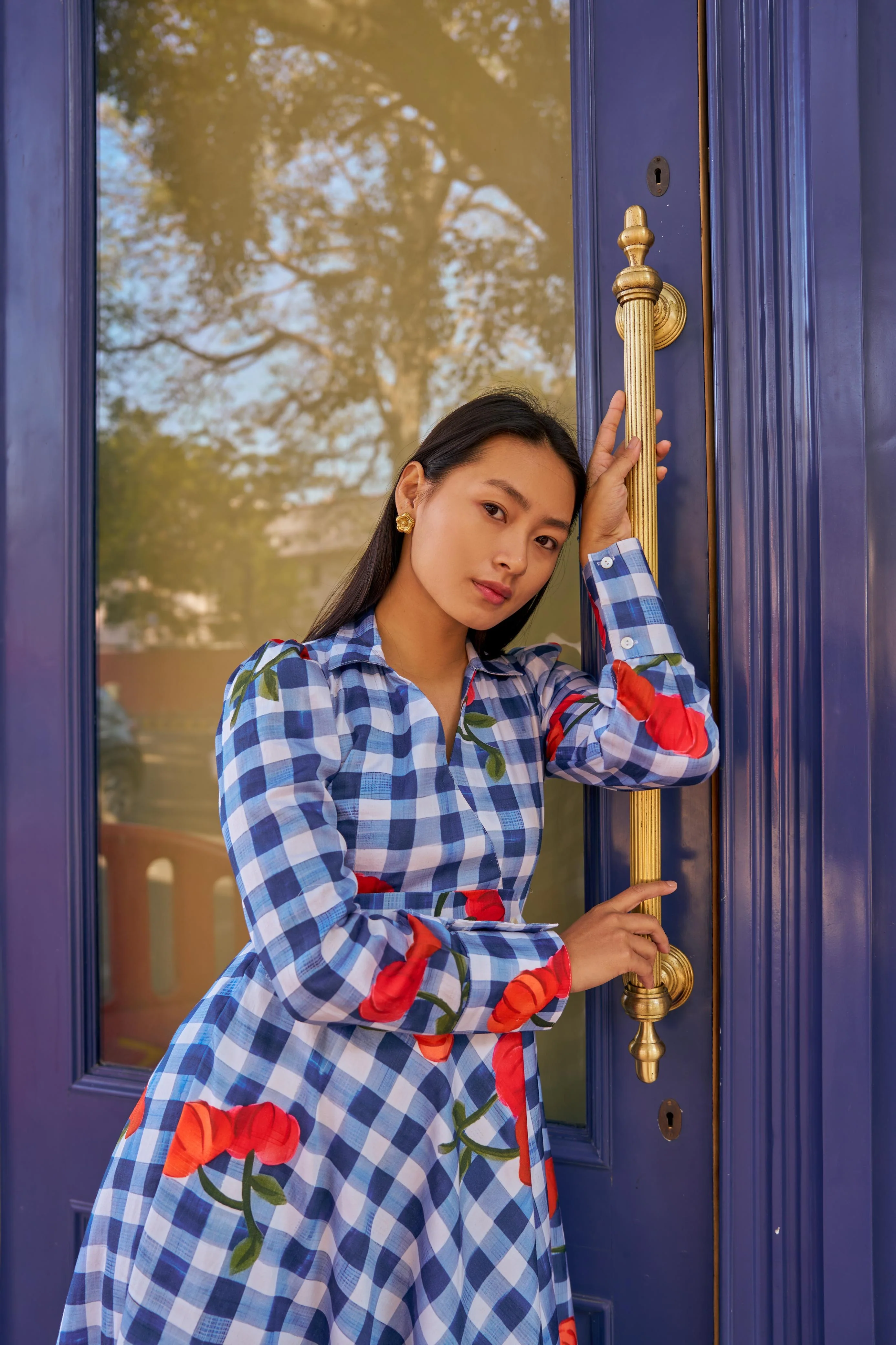 MEADOW CHECK DRESS - Image 4