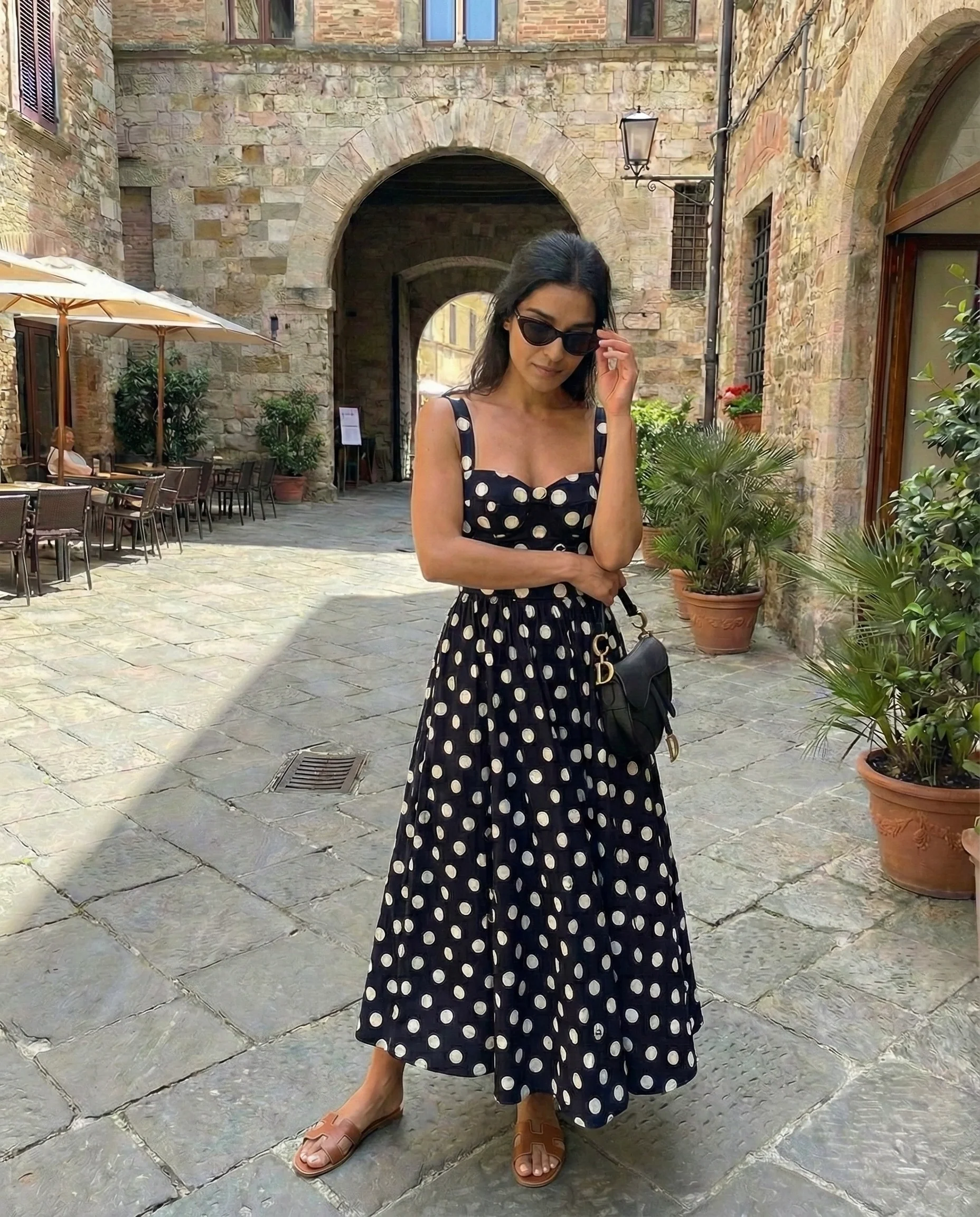 MIDNIGHT POLKA DRESS - Image 2