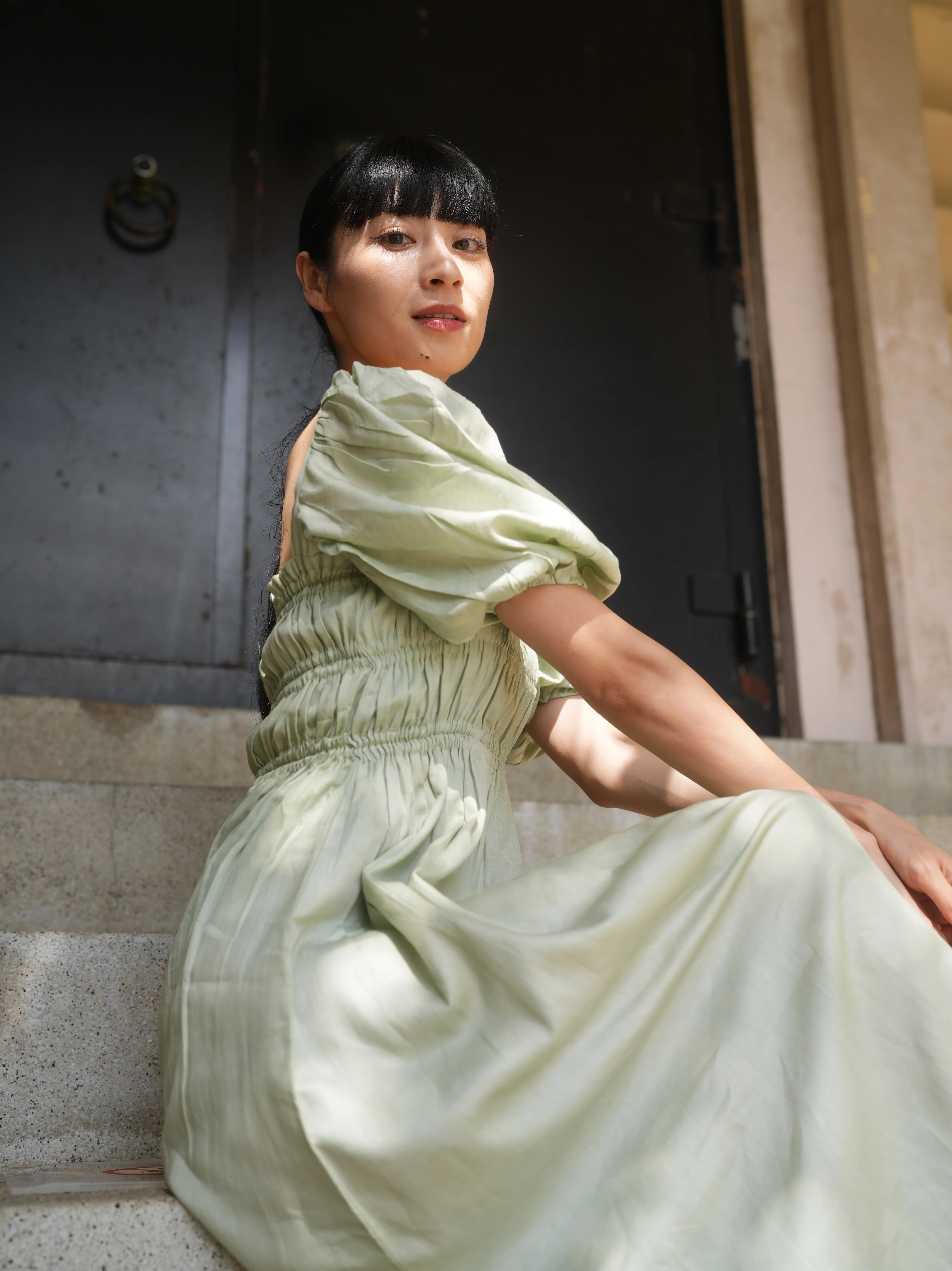 MINT GREEN MAXI DRESS - Image 10