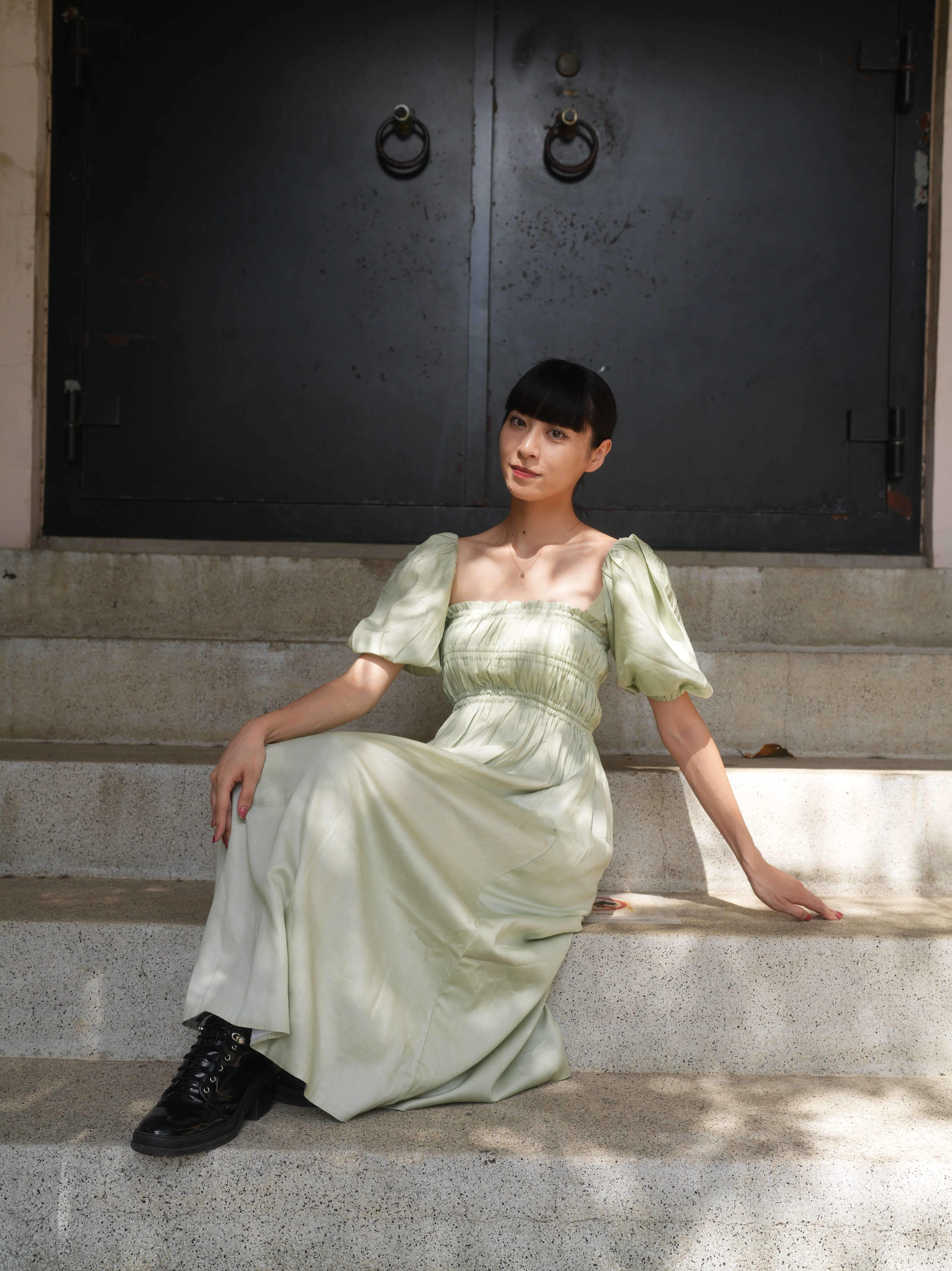 MINT GREEN MAXI DRESS - Image 14
