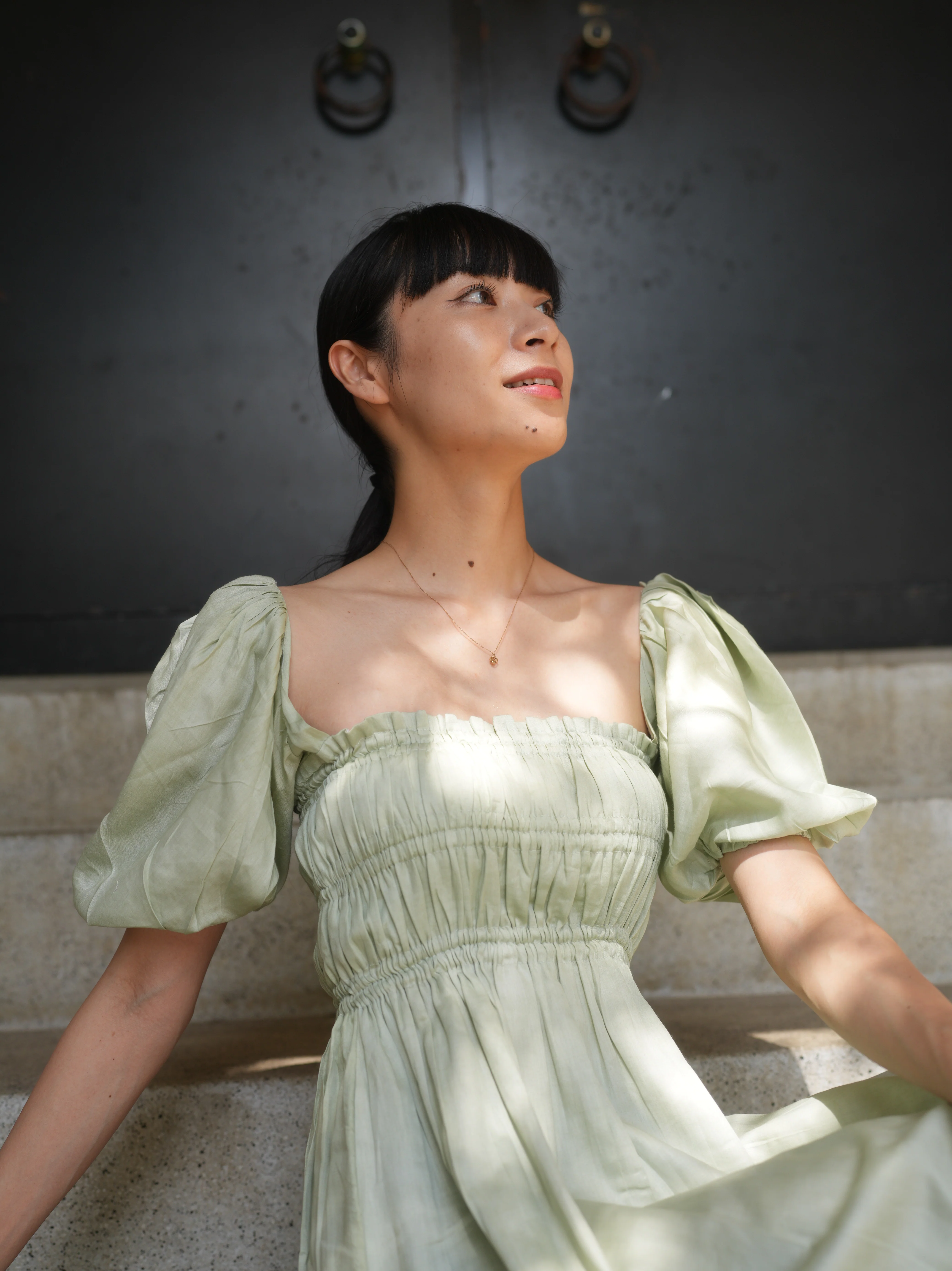 MINT GREEN MAXI DRESS - Image 2