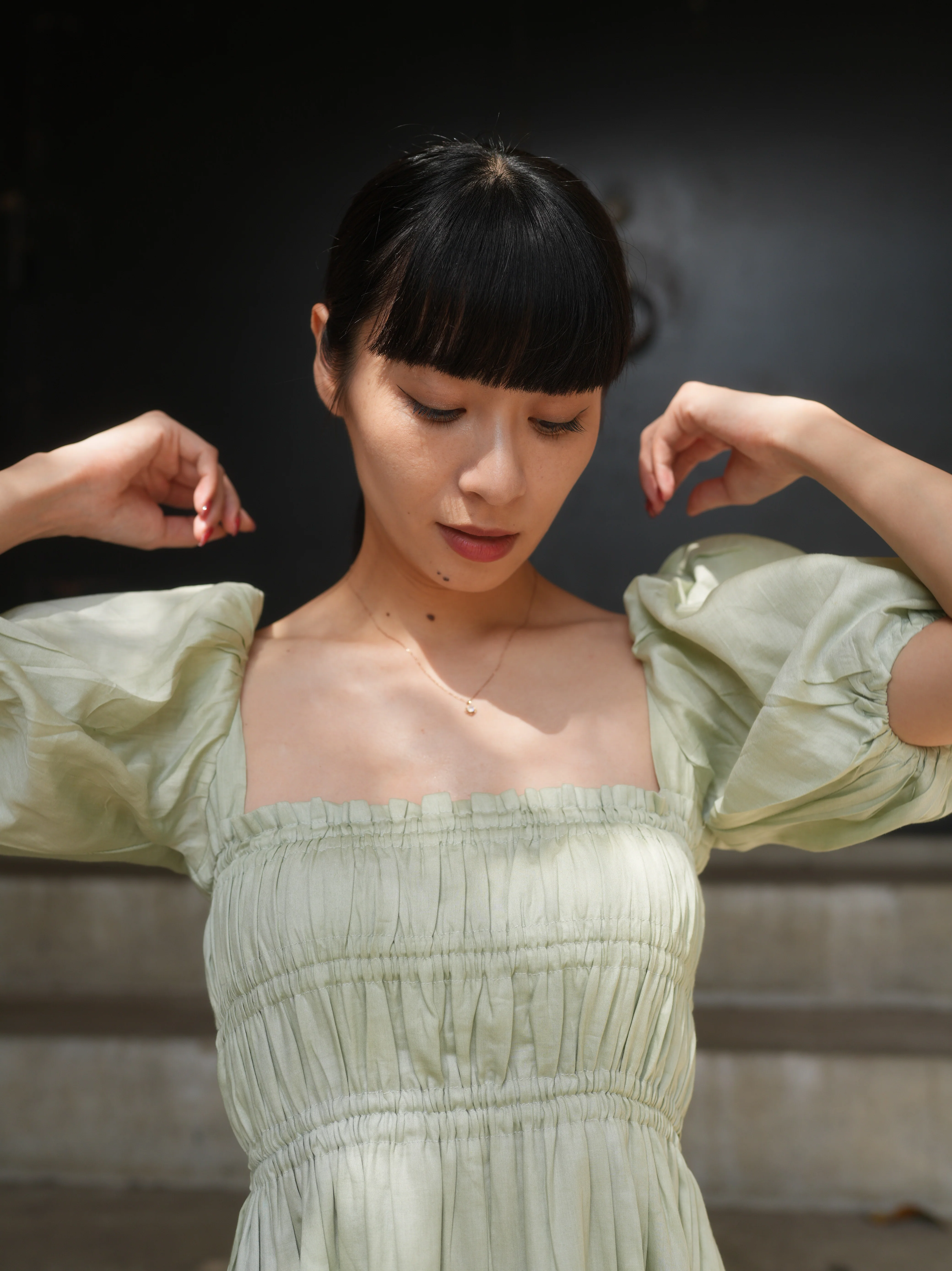 MINT GREEN MAXI DRESS - Image 3