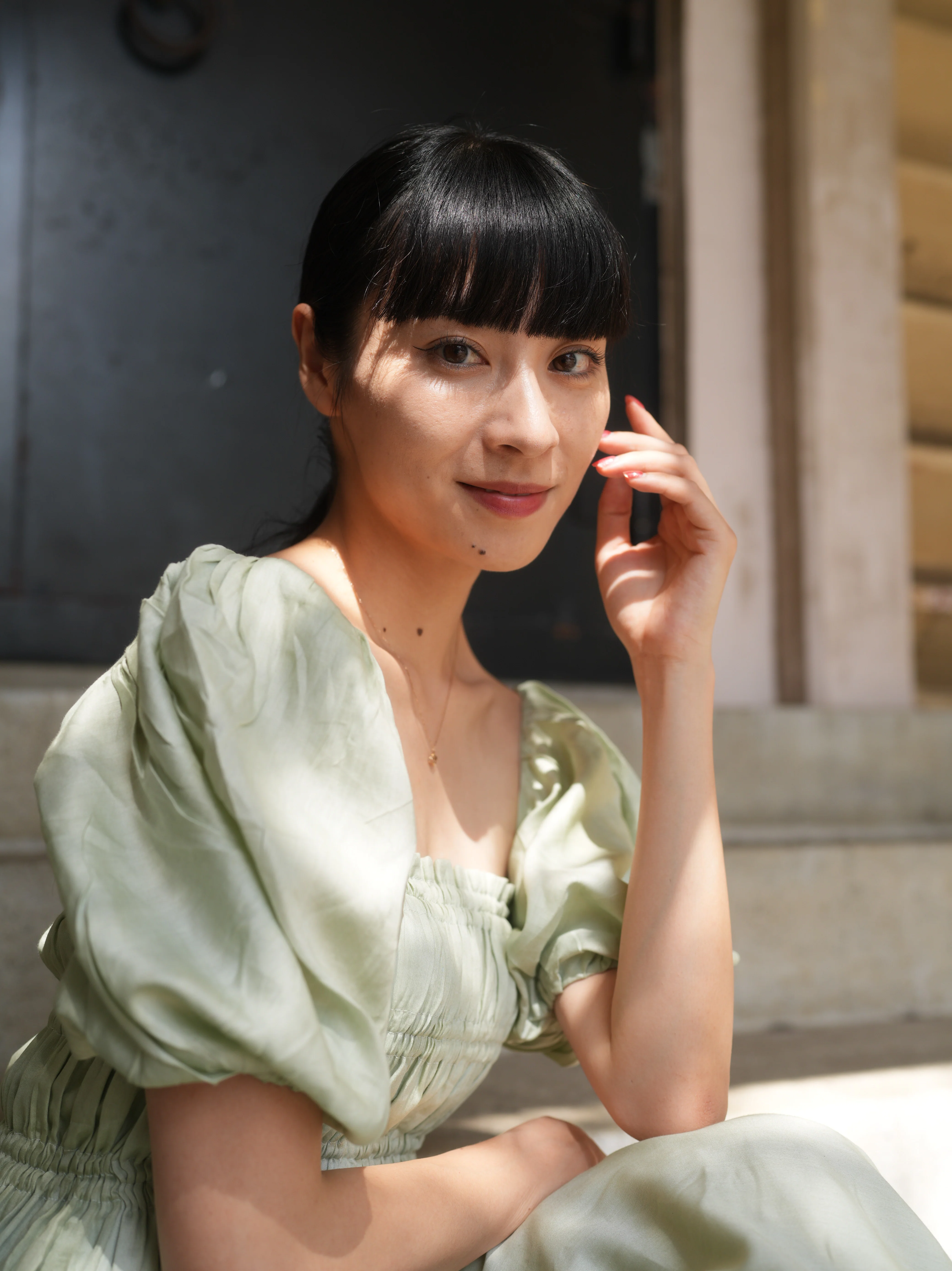 MINT GREEN MAXI DRESS - Image 4