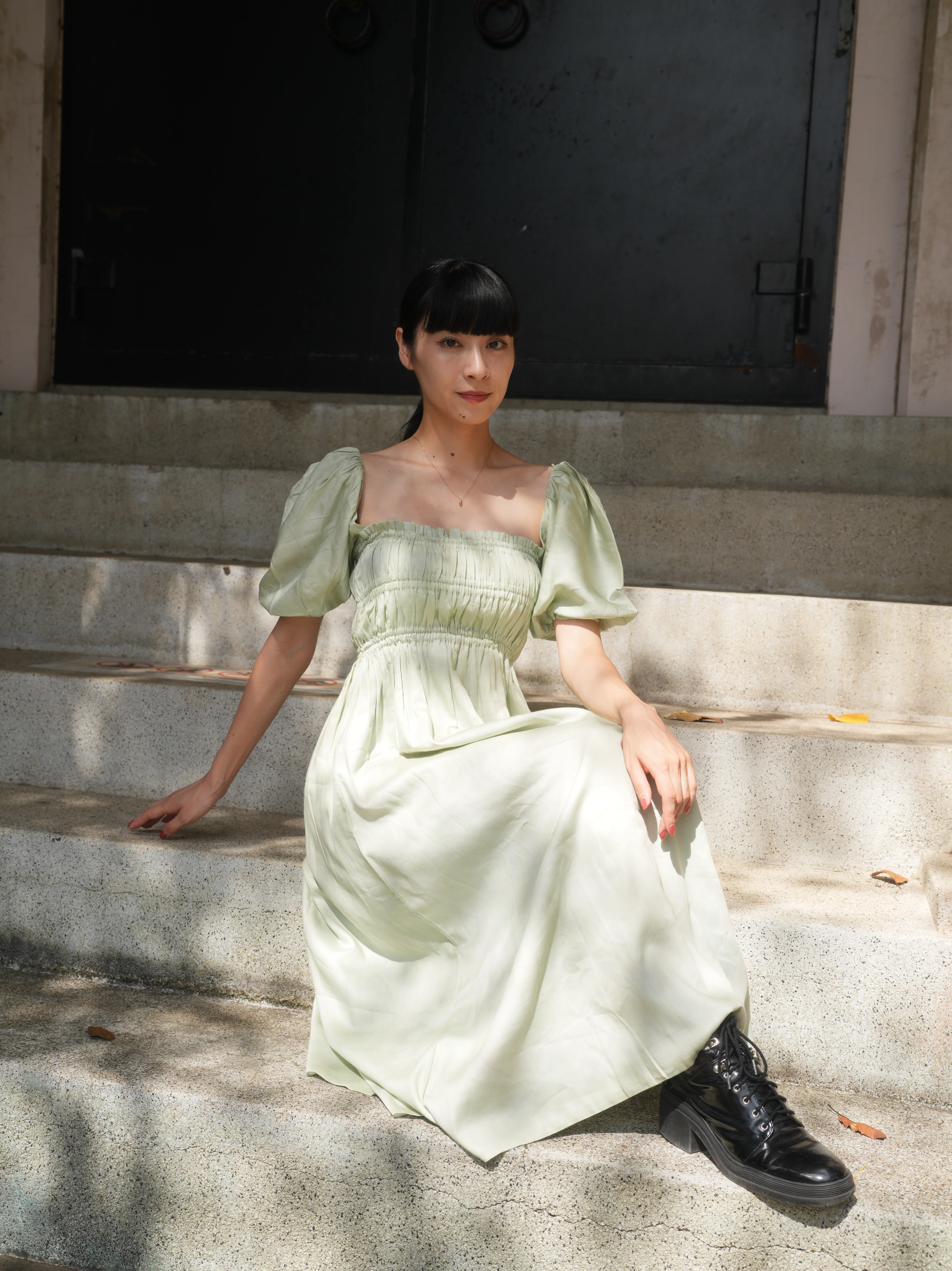 MINT GREEN MAXI DRESS - Image 7