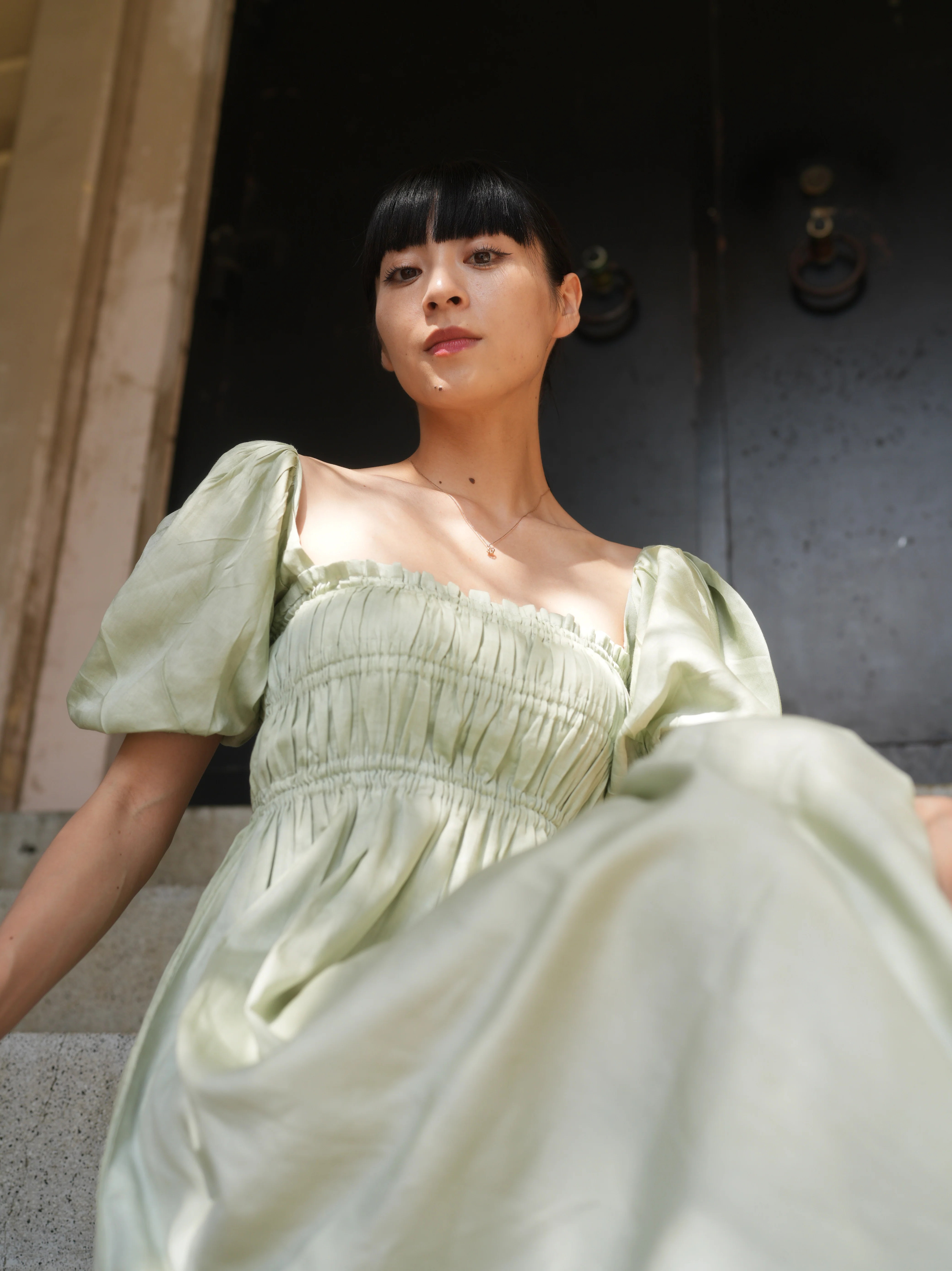 MINT GREEN MAXI DRESS - Image 8