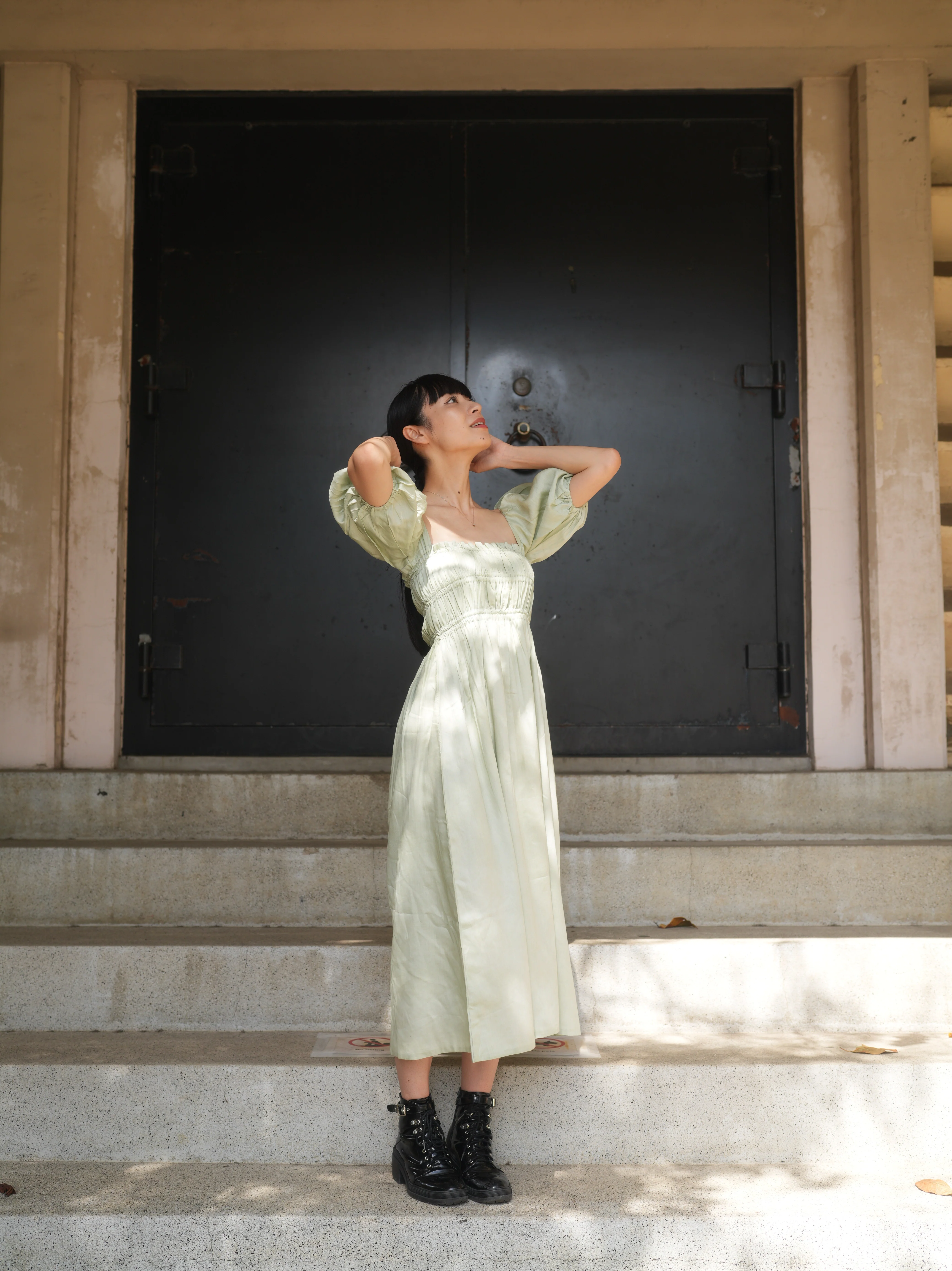 MINT GREEN MAXI DRESS - Image 9