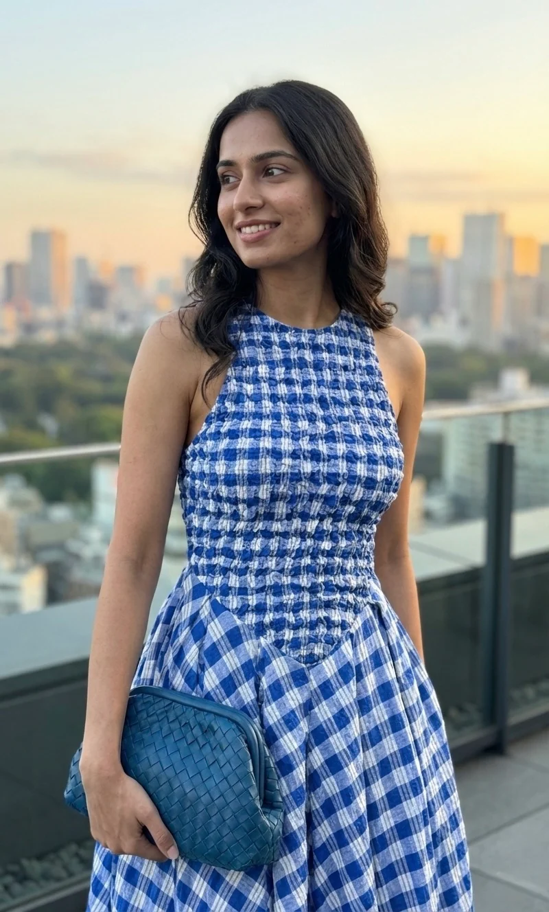 OXFORD CHECK DRESS - Image 2