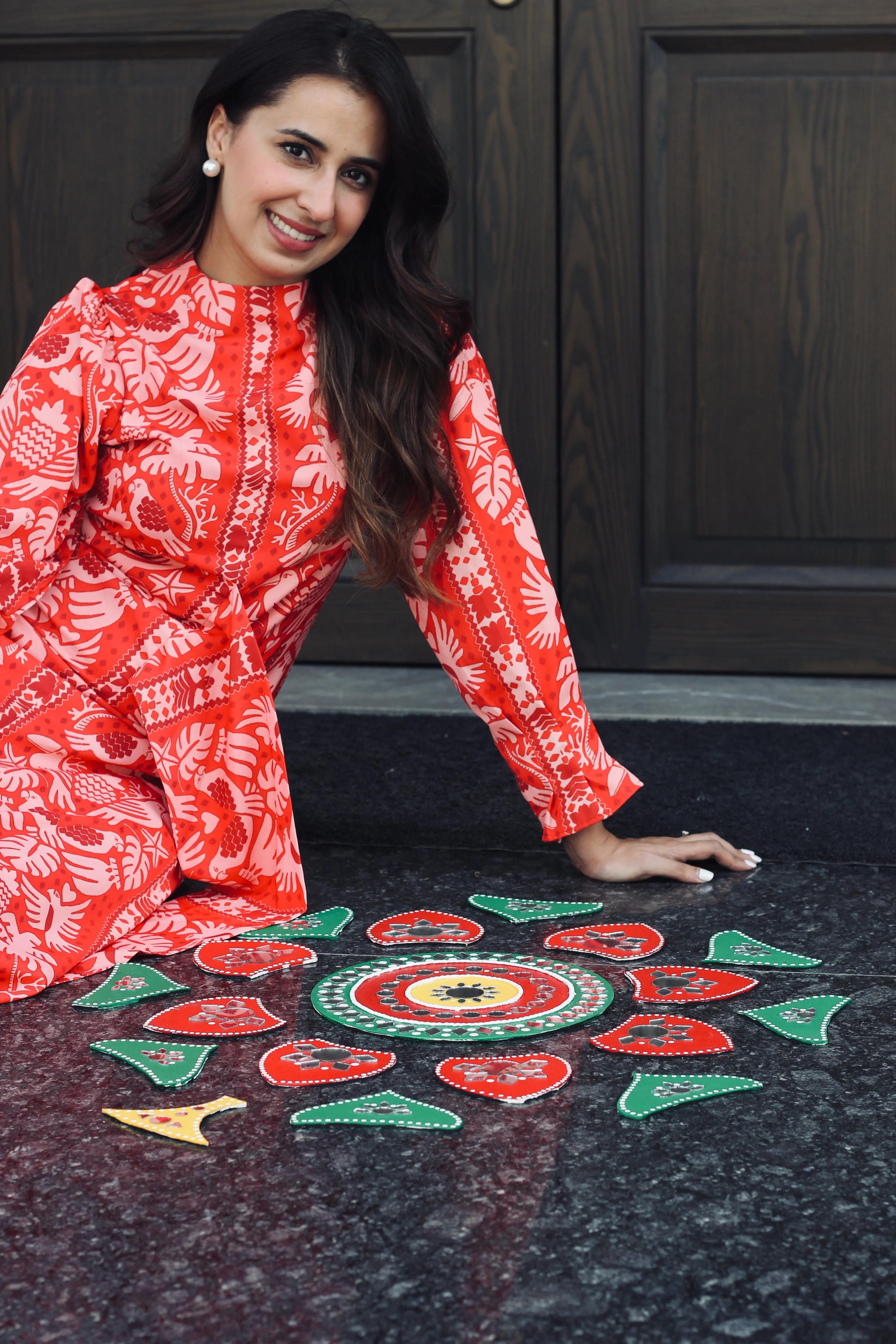 RED AMAZON  DRESS - Image 3