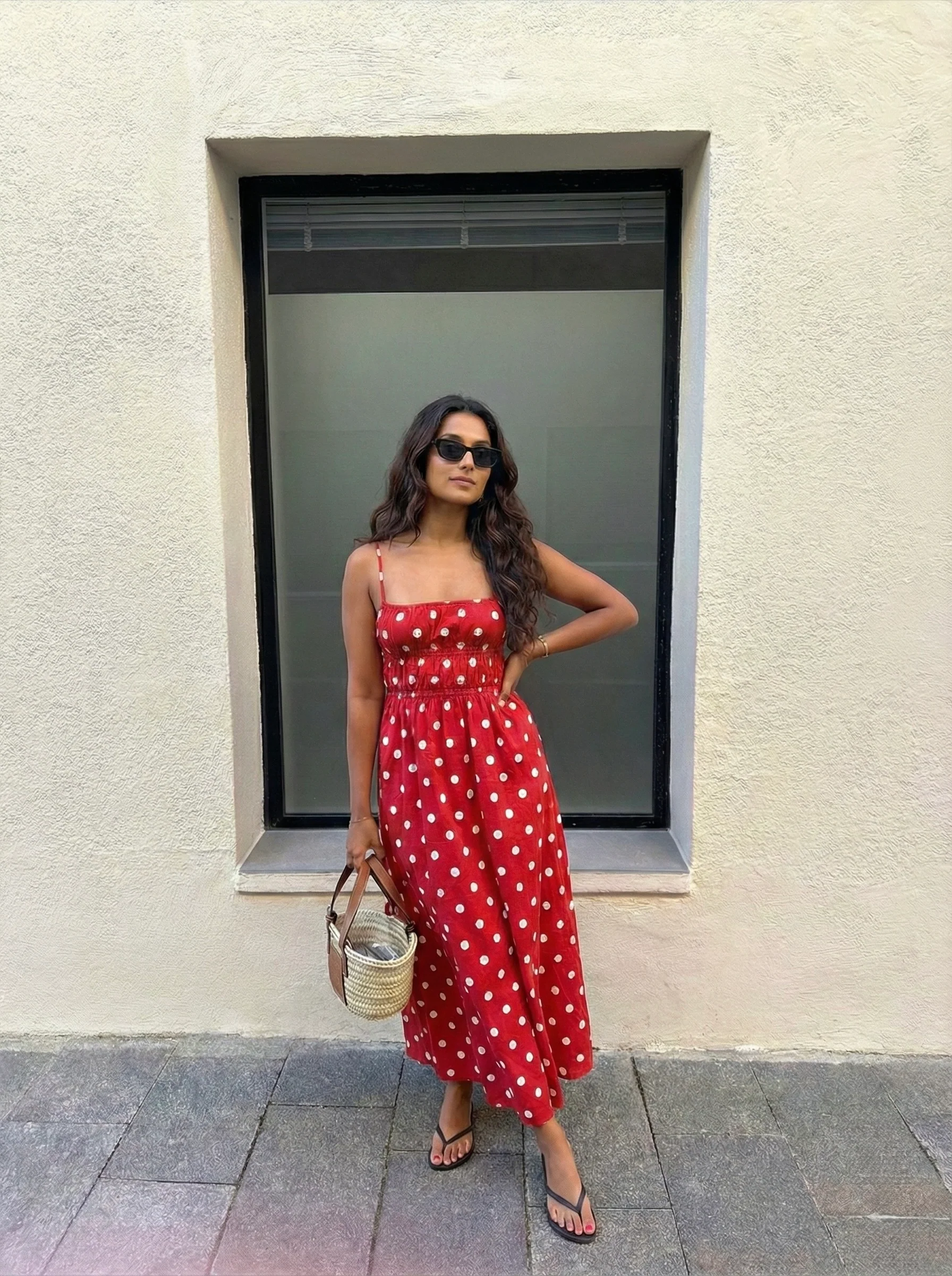 SANTA POLKA DRESS