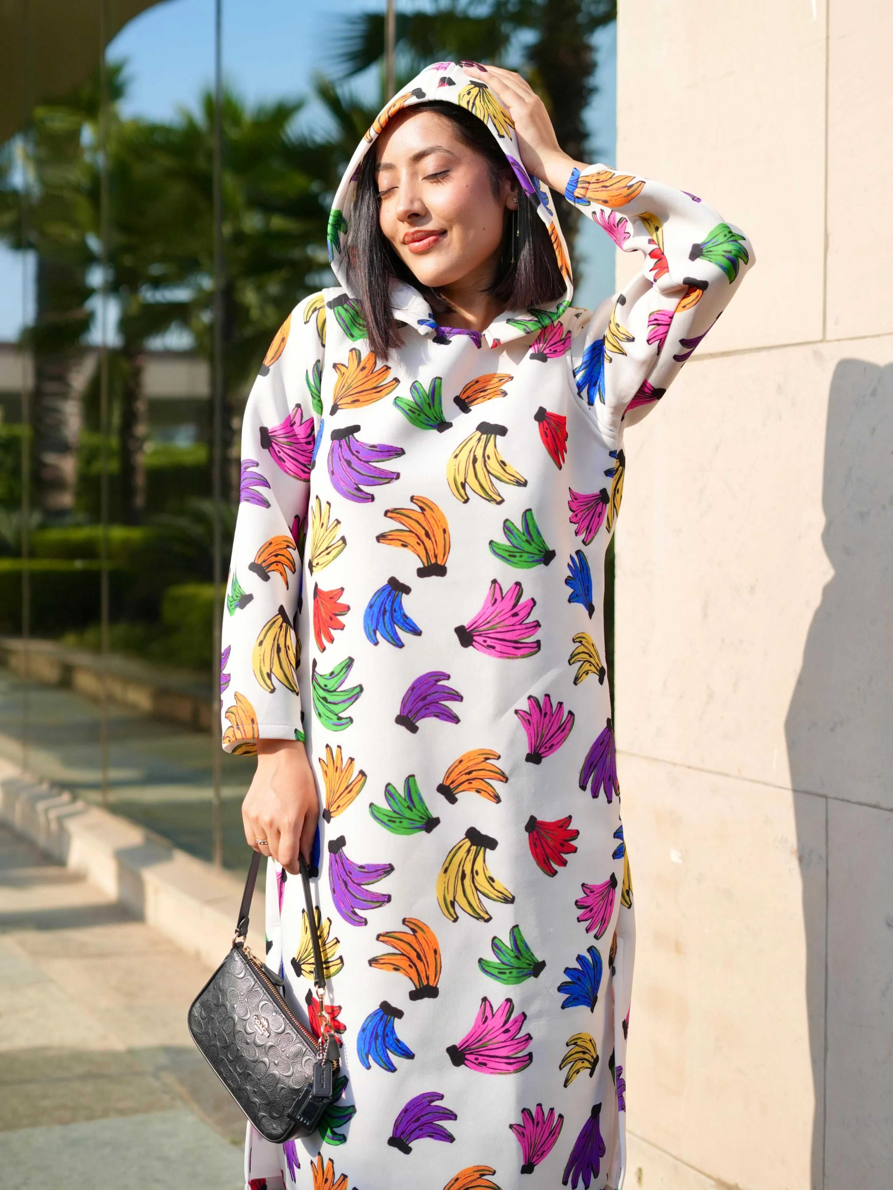 URBAN MONKEY HOODIE DRESS - Image 11