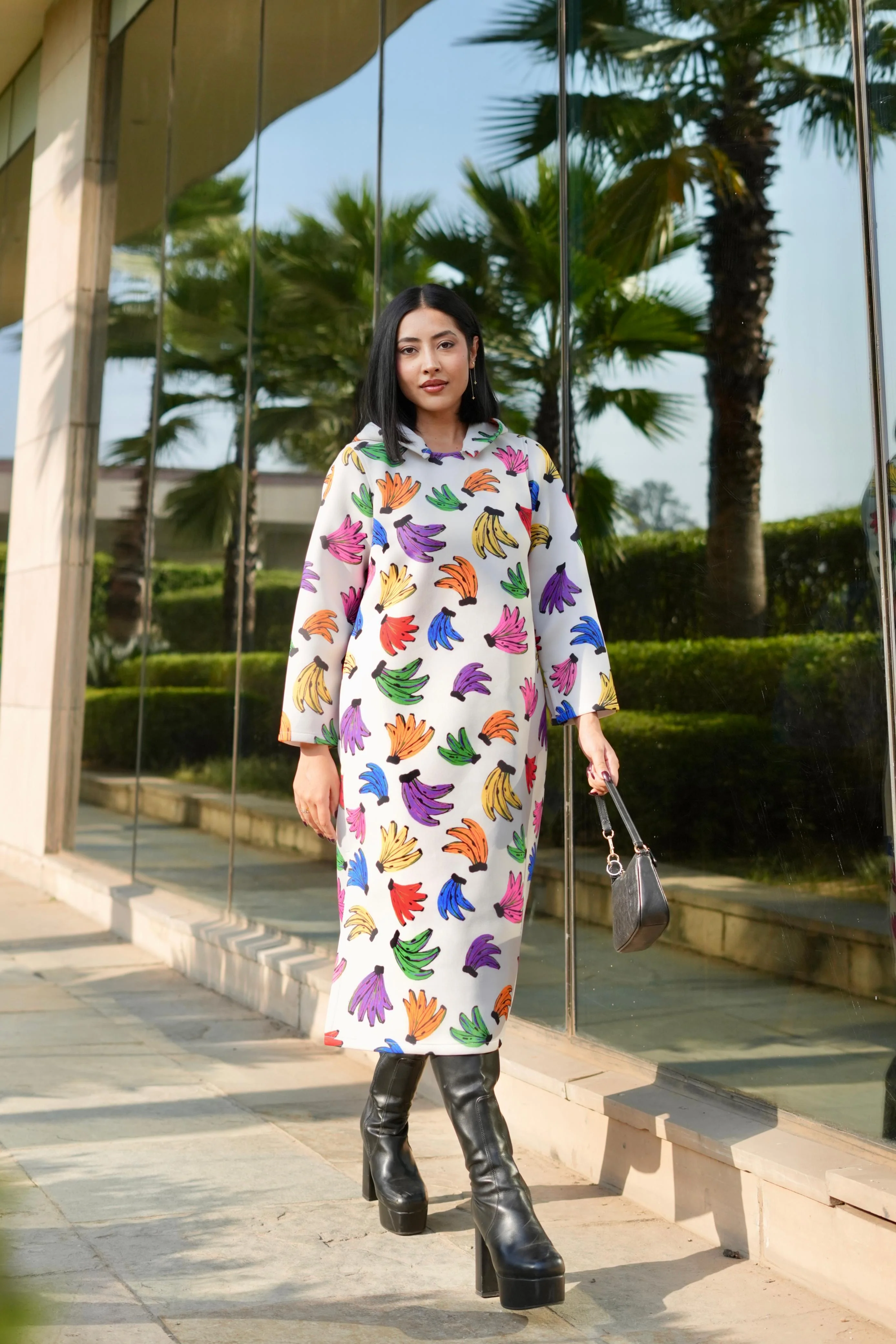 URBAN MONKEY HOODIE DRESS - Image 2