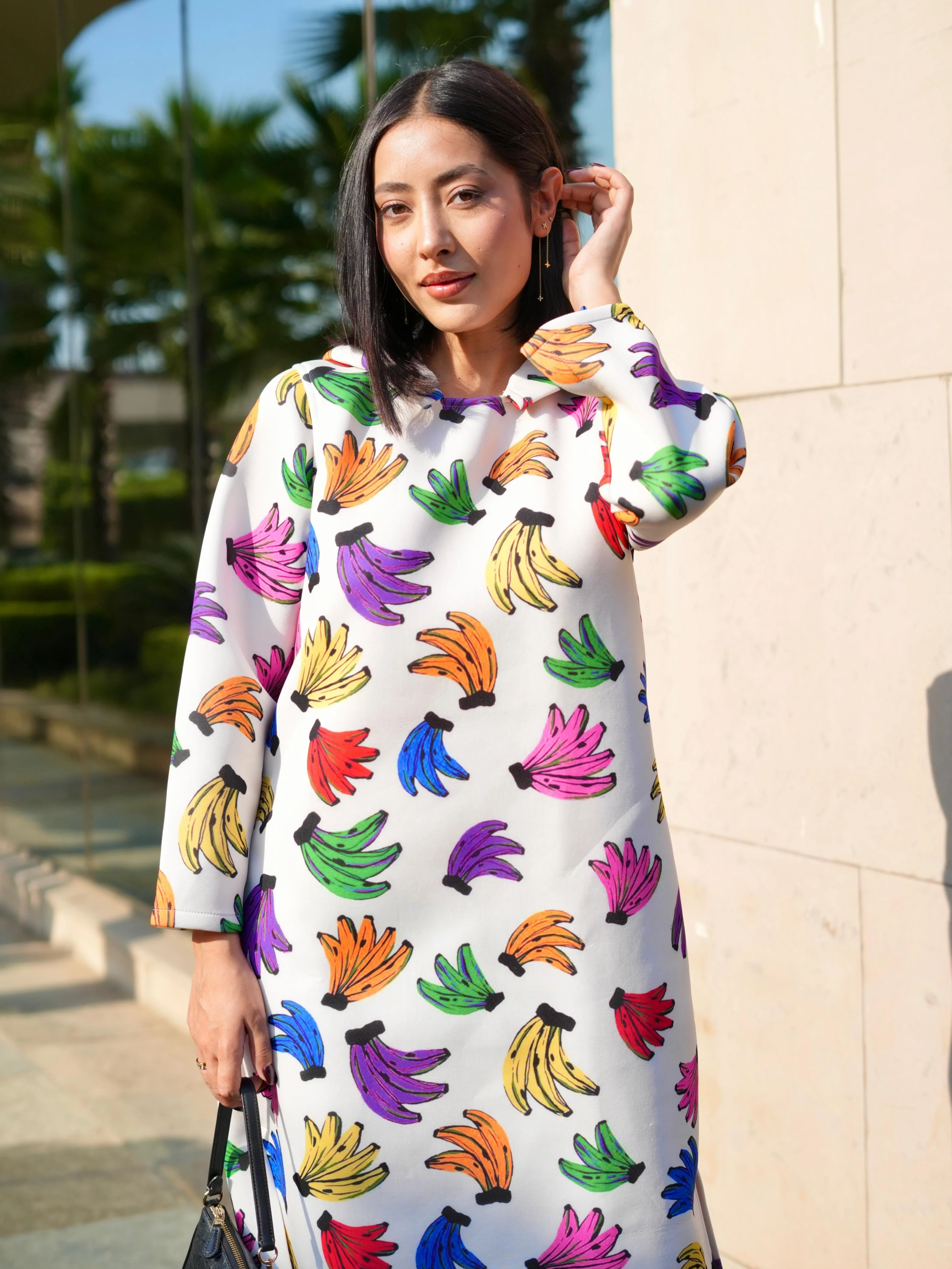 URBAN MONKEY HOODIE DRESS - Image 5